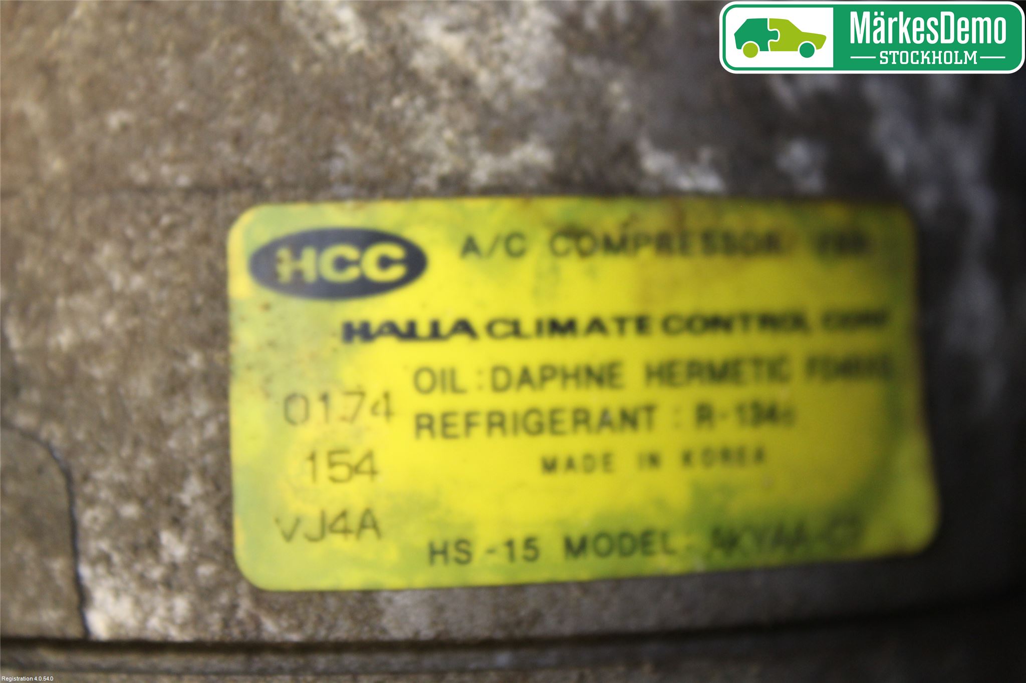 Hyundai ELANTRA XD 00-03 Varme Ac Kompressor