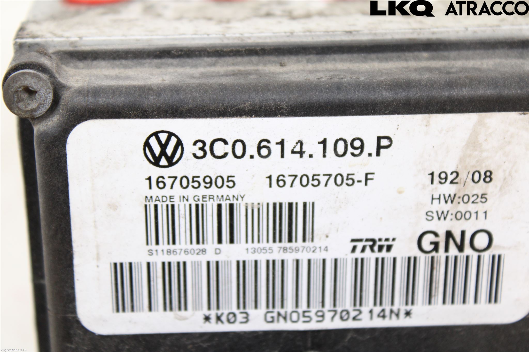 Volkswagen VW PASSAT CC 08-16 Abs Hydraulikkaggregat