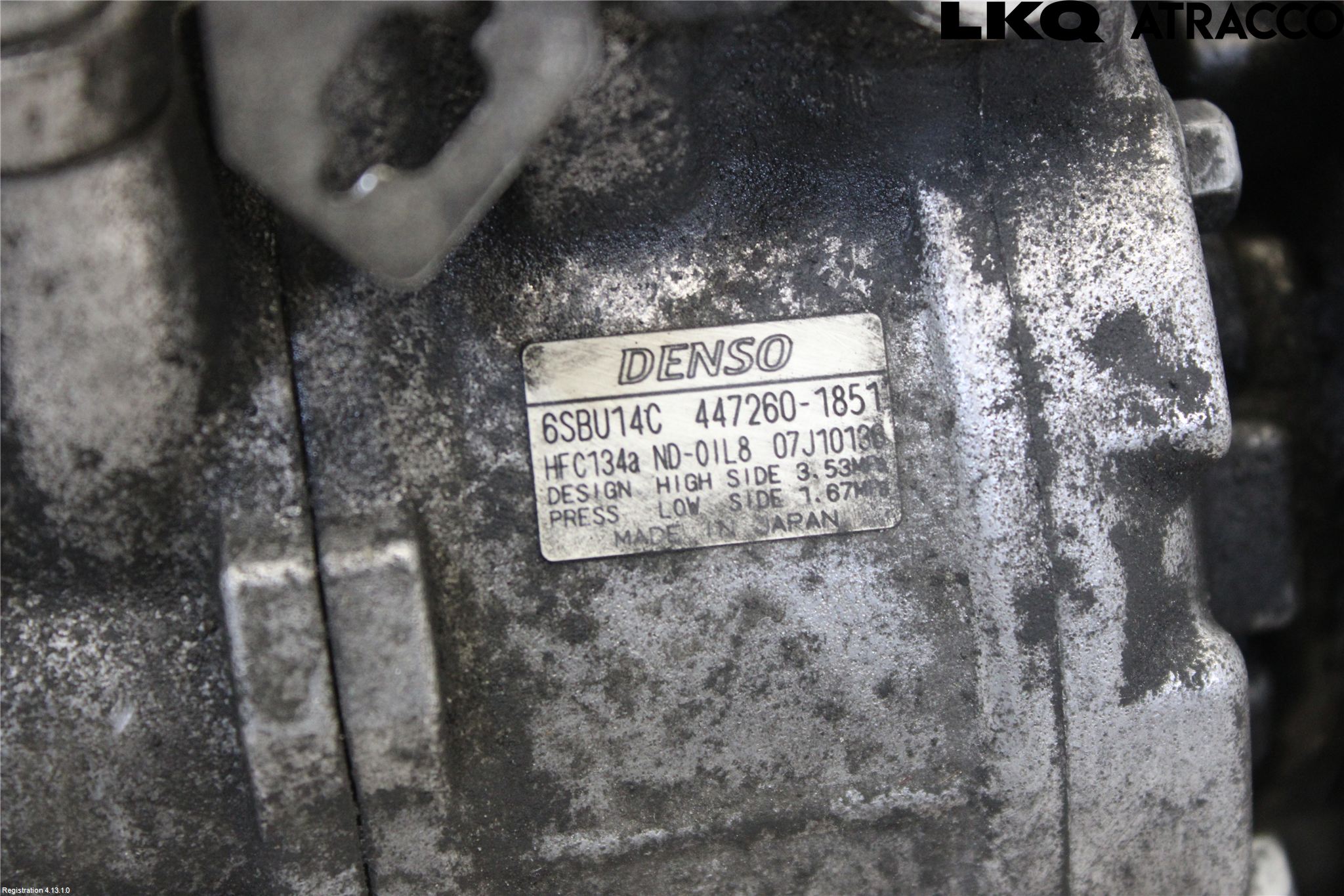 BMW 5 E60/61 Sed/Tou 02-10 Varme Ac Kompressor