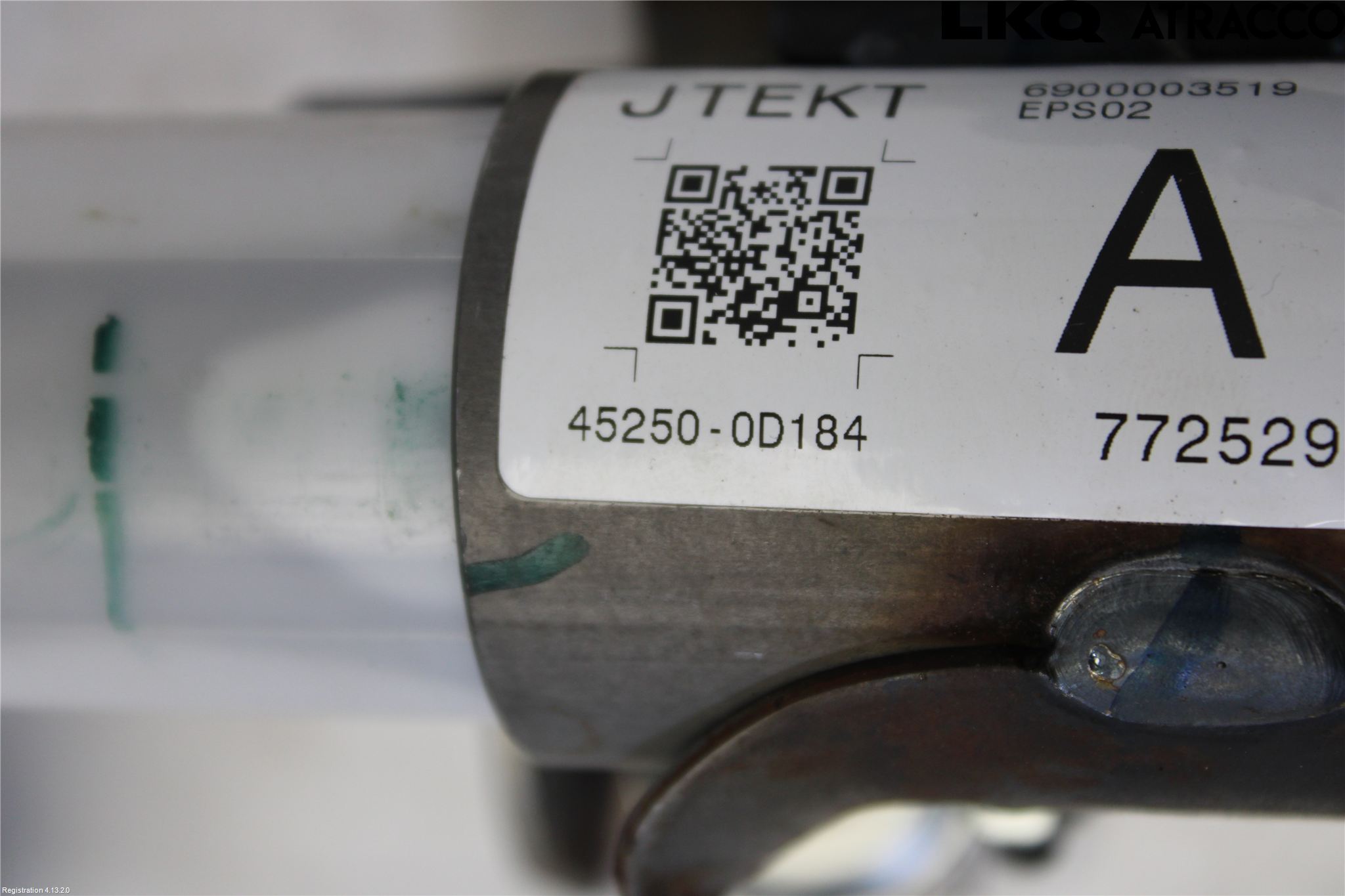 Toyota YARIS XP130 15-20 Rattakselaggregat Innebygd Servo