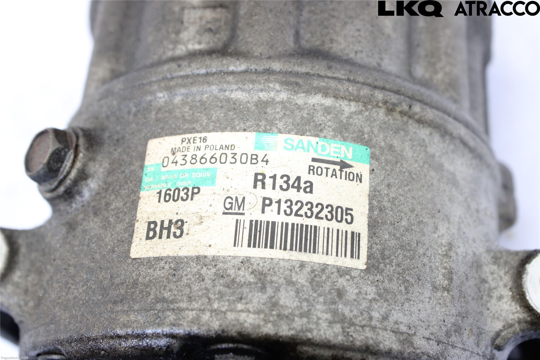 Opel INSIGNIA 09-16 Varme Ac Kompressor