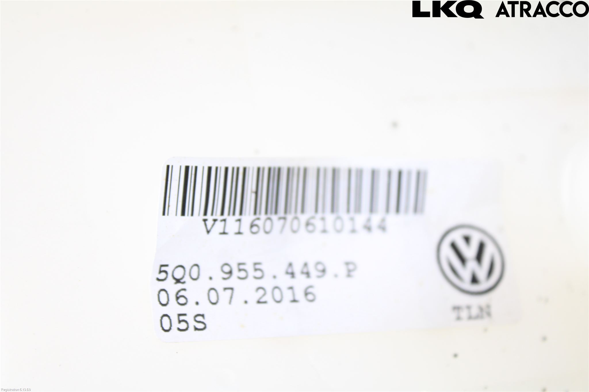 Audi A3/S3 8V 13-20 Spylerbeholder Frontrute-Lykte