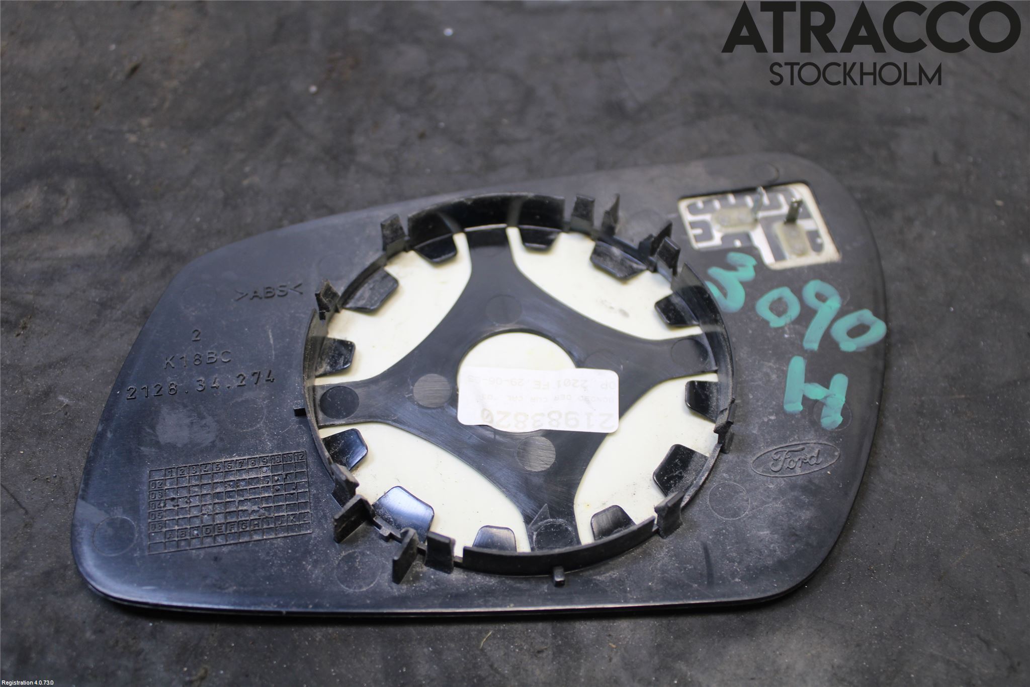 Ford MONDEO     01-06 Speil Glass H
