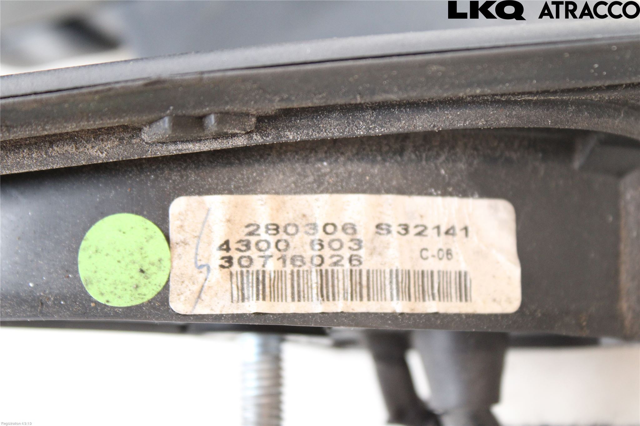 Volvo V70 05-08 Speil V M-El Justering