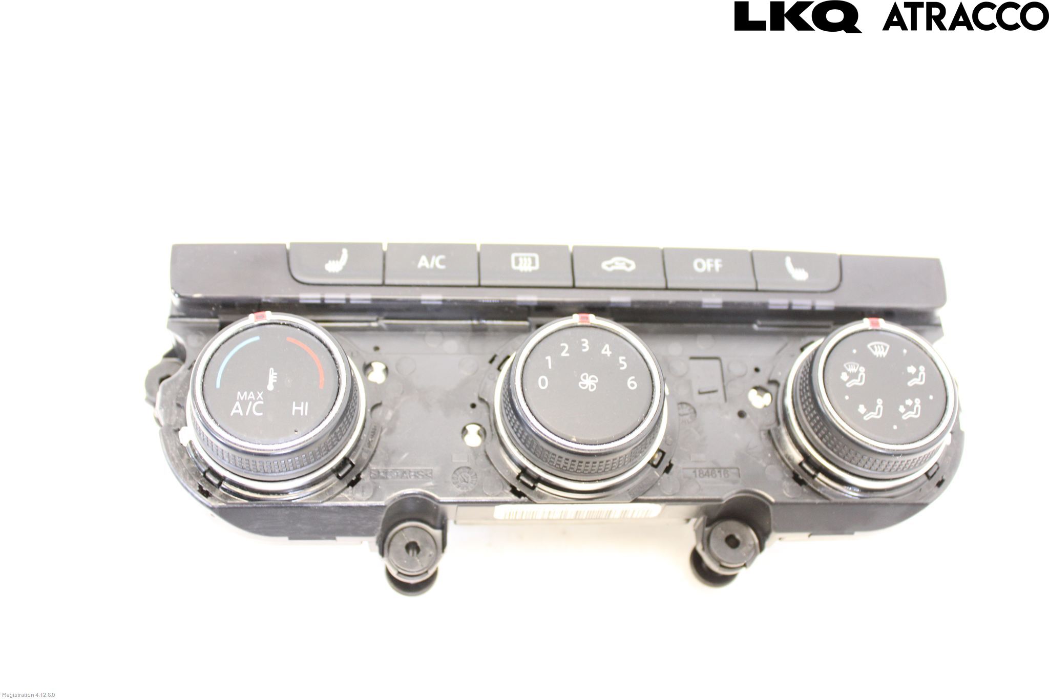 Volkswagen VW GOLF / E-GOLF VII 13-20 Varme Ac Betjening-Display
