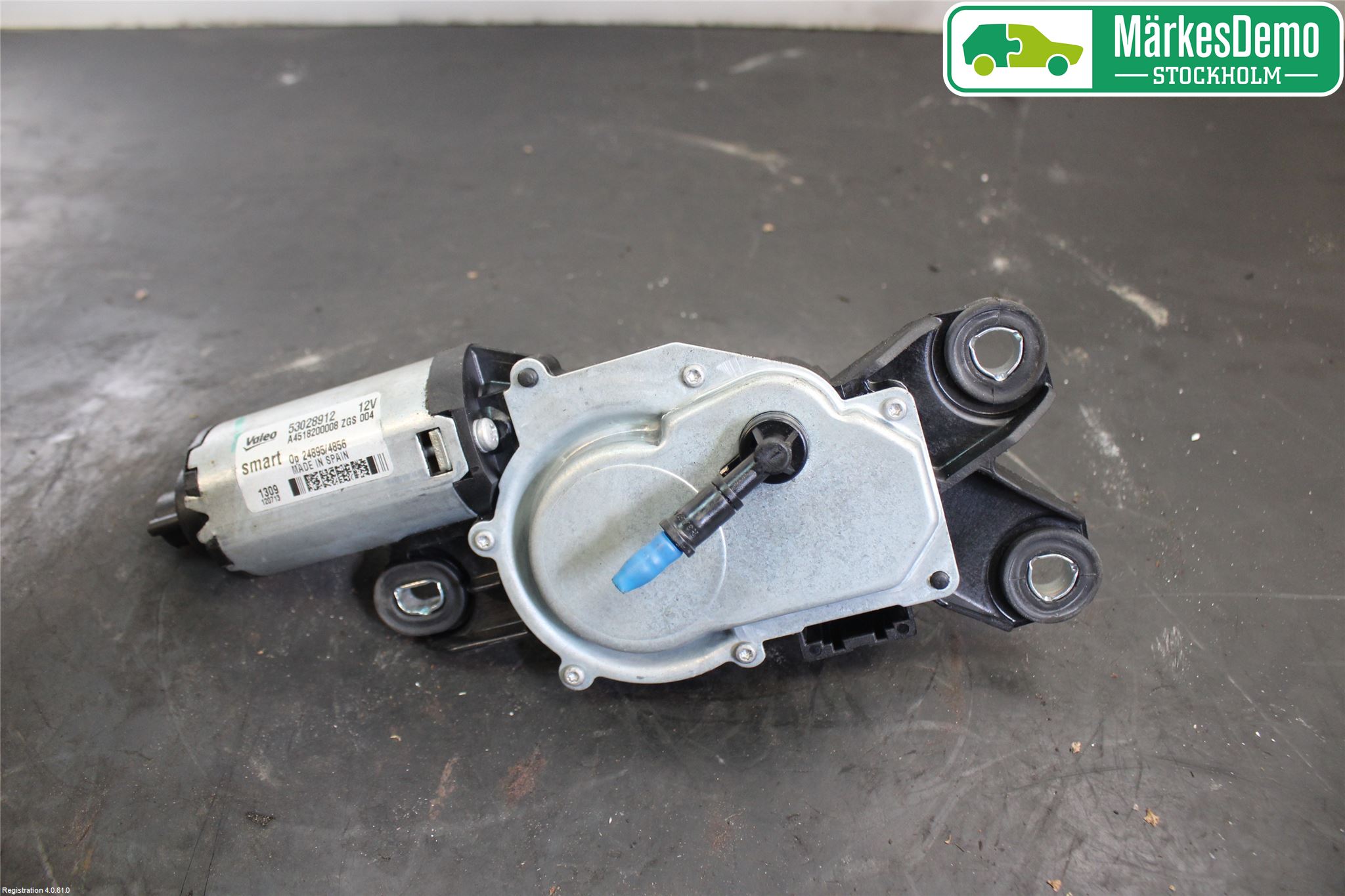 Smart FORTWO I 99-07 Viskermotor Bakluke