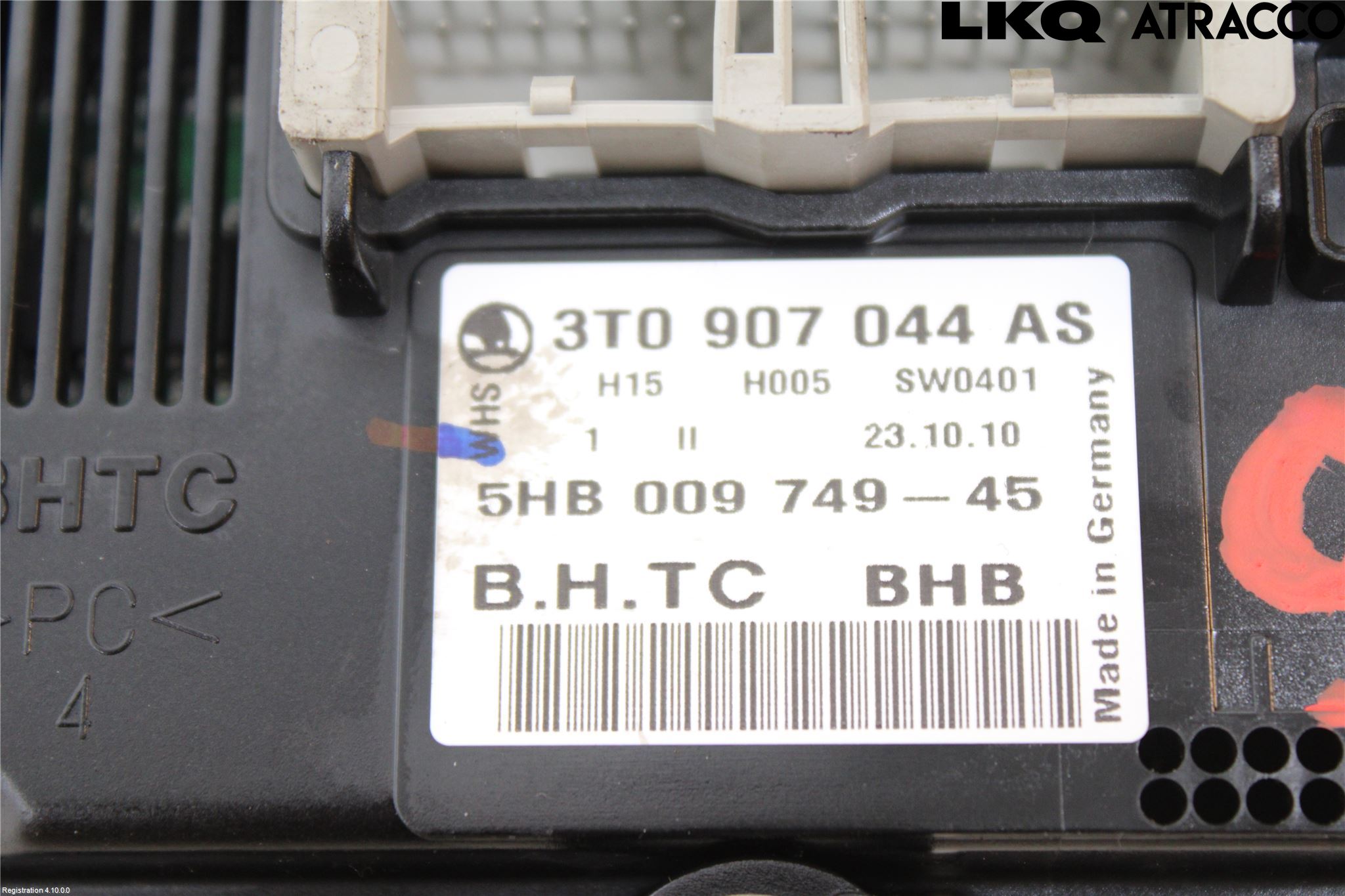 Skoda SUPERB 09-15 Varme Ac Betjening-Display