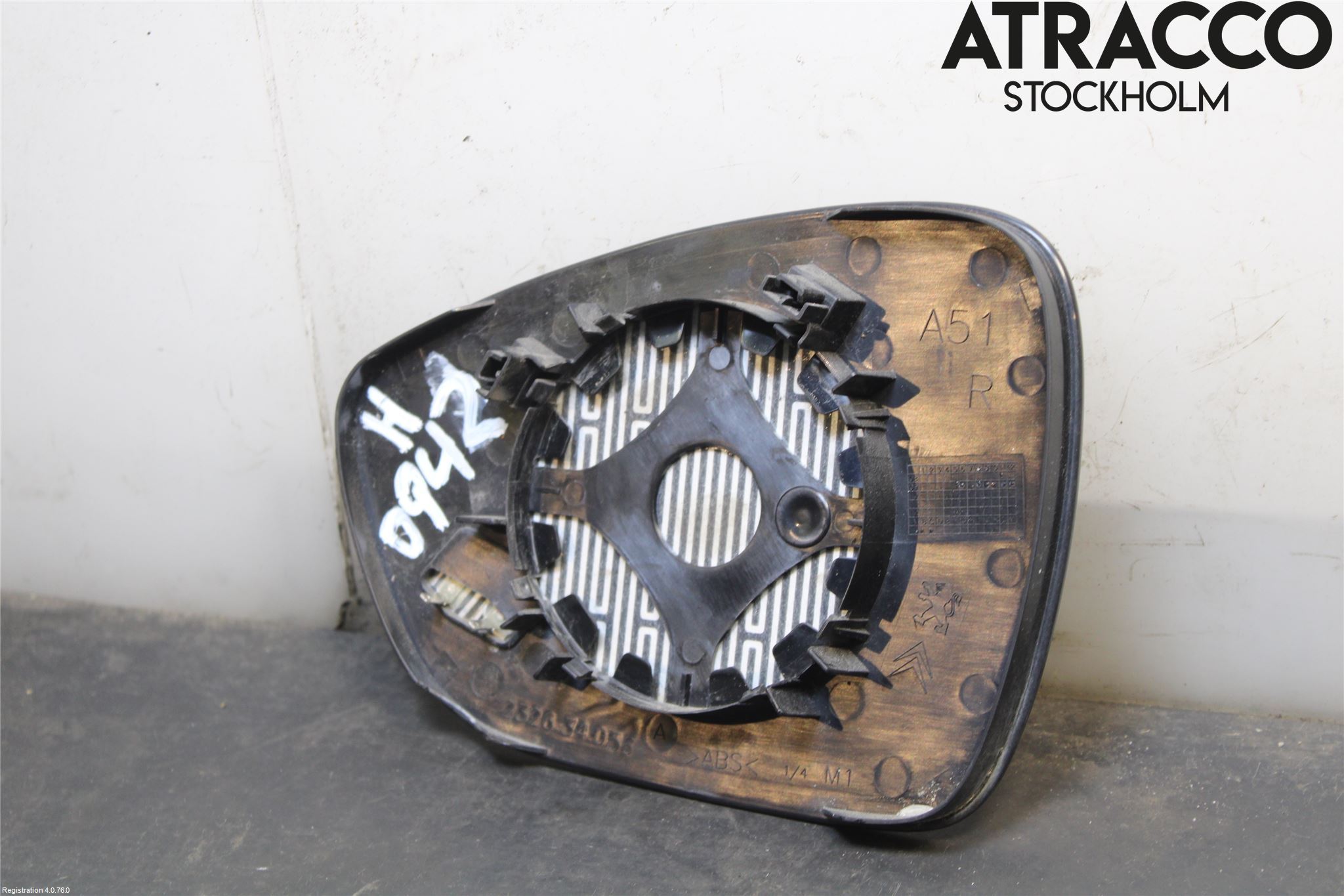 Citroen C5 08-17 Speil Glass H