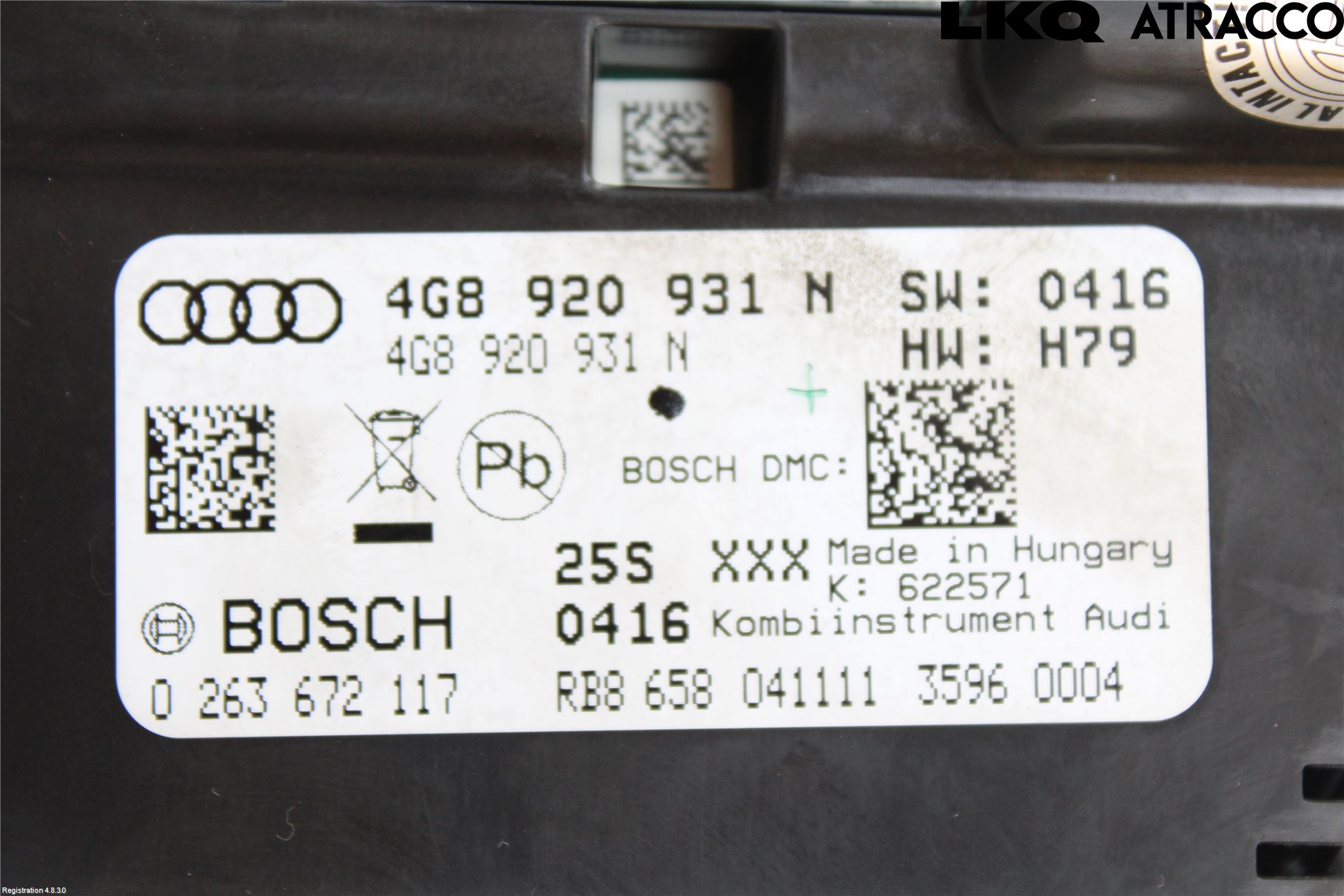Audi A6/S6 4G 11-18 Instr Kombinert