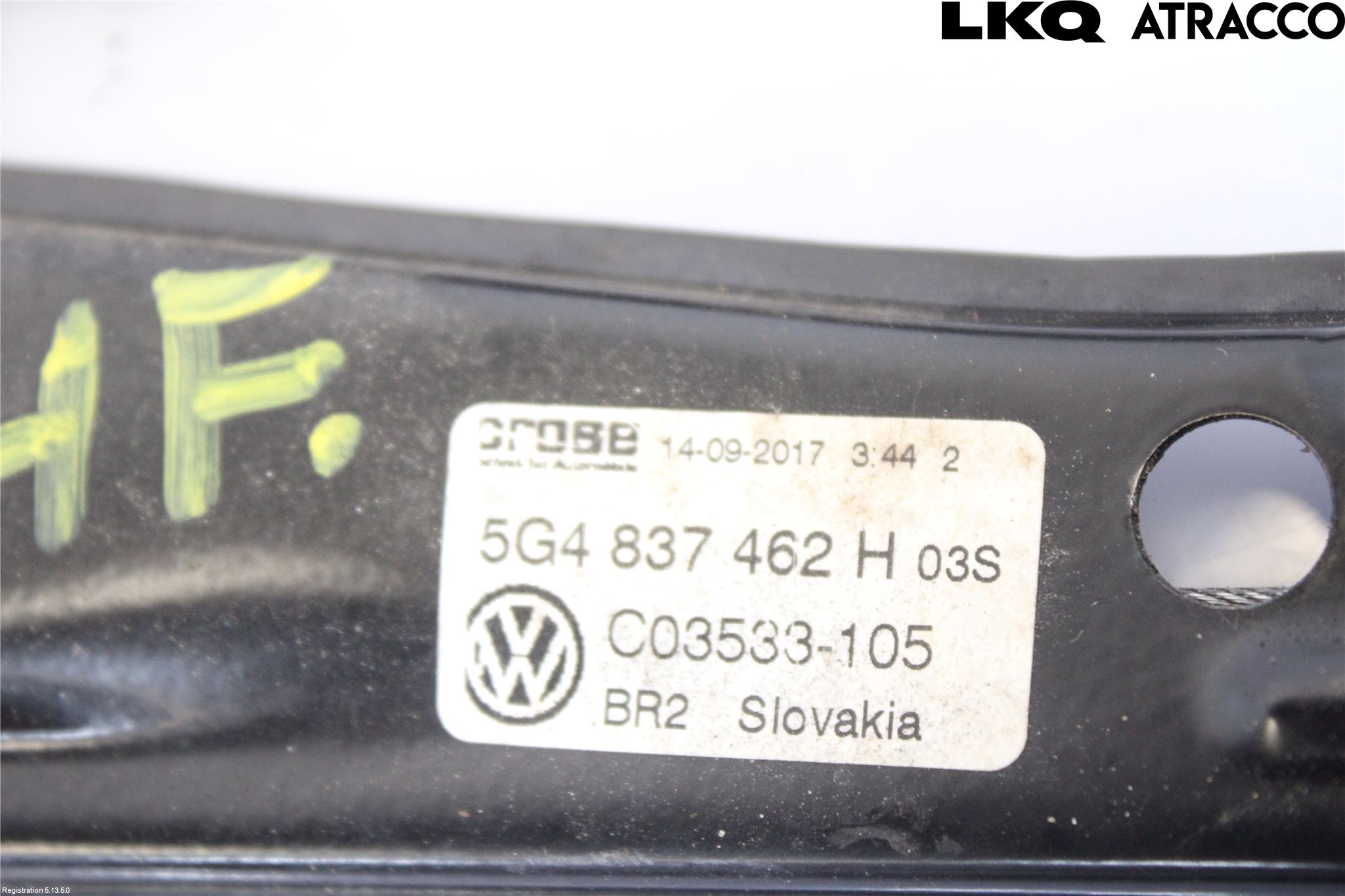 Volkswagen VW GOLF / E-GOLF VII 13-20 Vindusheis El Komp