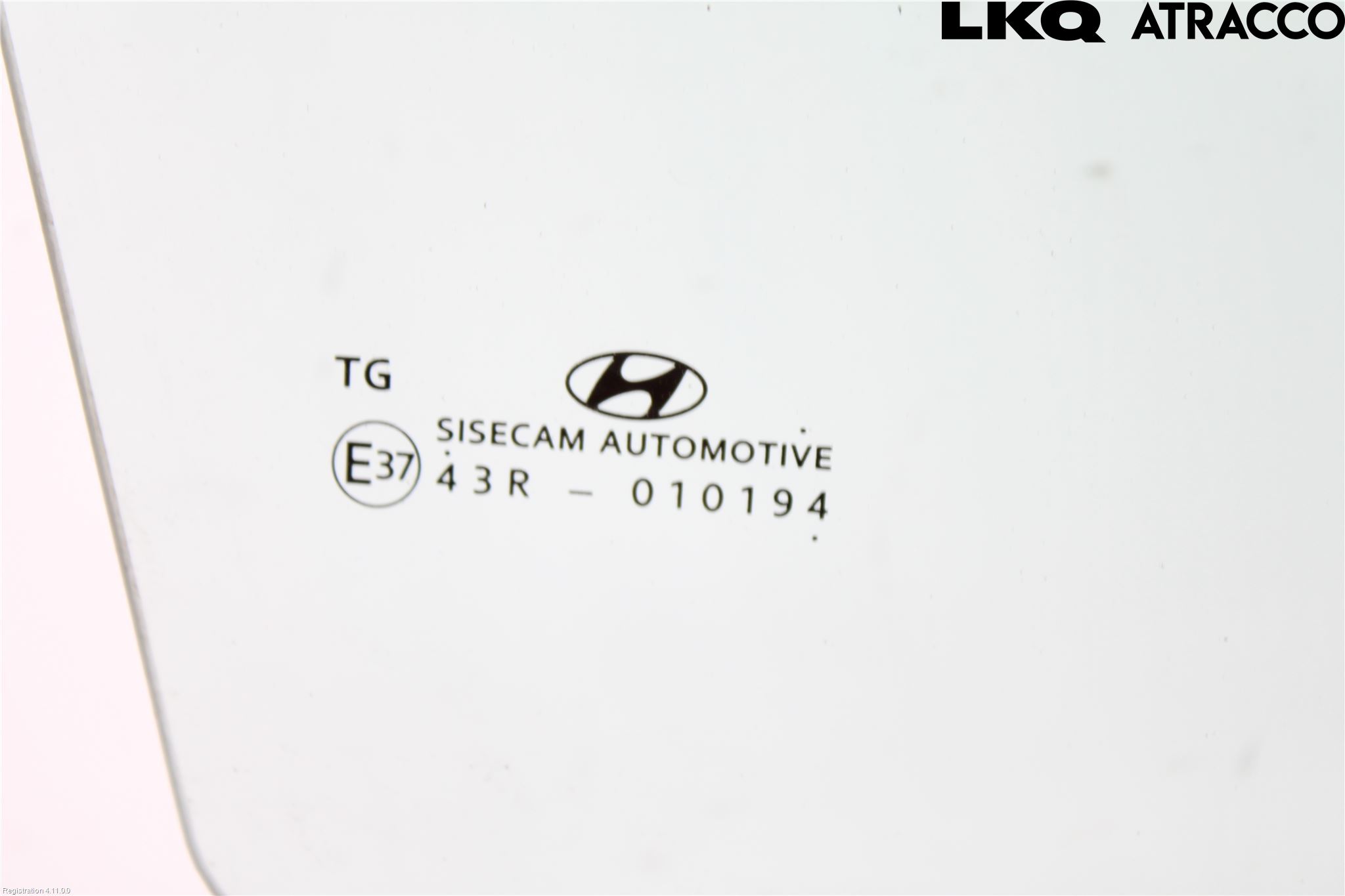 Hyundai i10 LA 20- Dørrute Foran Høyre 4 Dørs