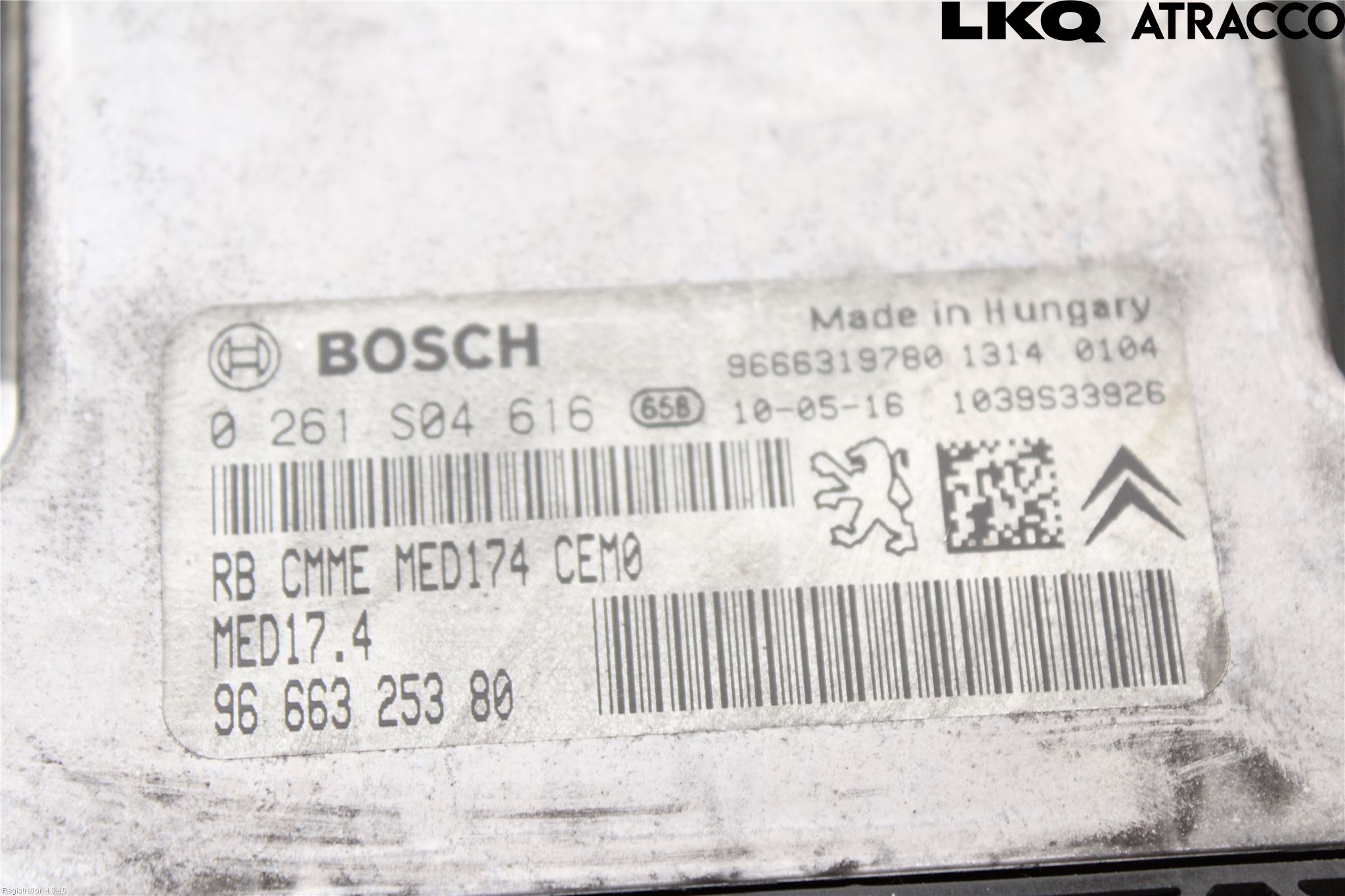Peugeot 308 08-13 Styreenhet Innsprøytning