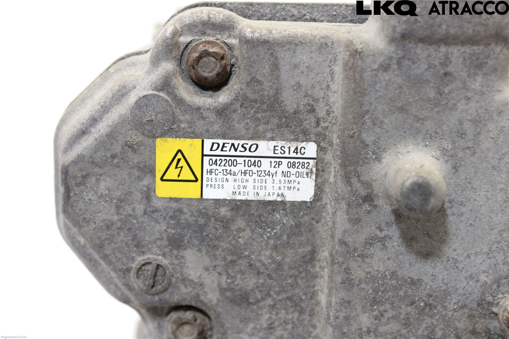 Toyota YARIS XP130 12-14 Varme Ac Kompressor