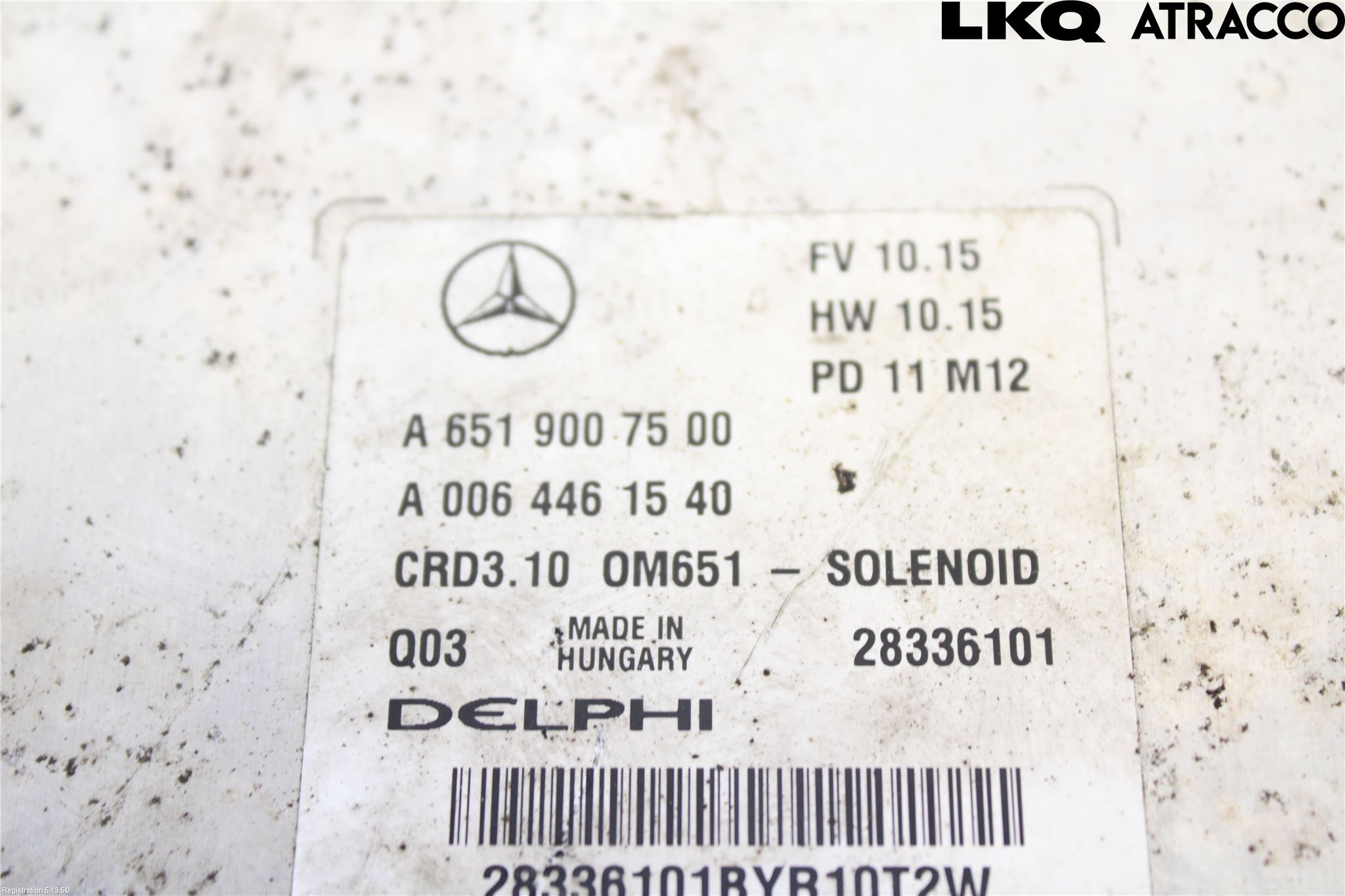 Mercedes-Benz MB C-KLASS (W204) 07-15 Styreenhet Dieselpumpe