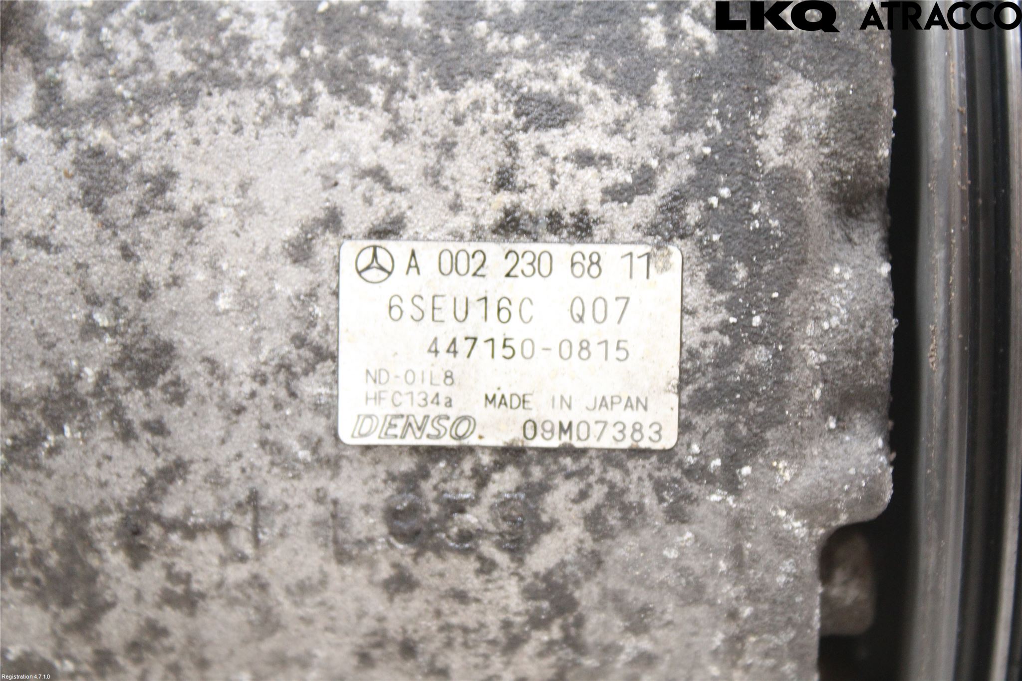 Mercedes-Benz MB B-KLASS (W245) 05-12 Varme Ac Kompressor