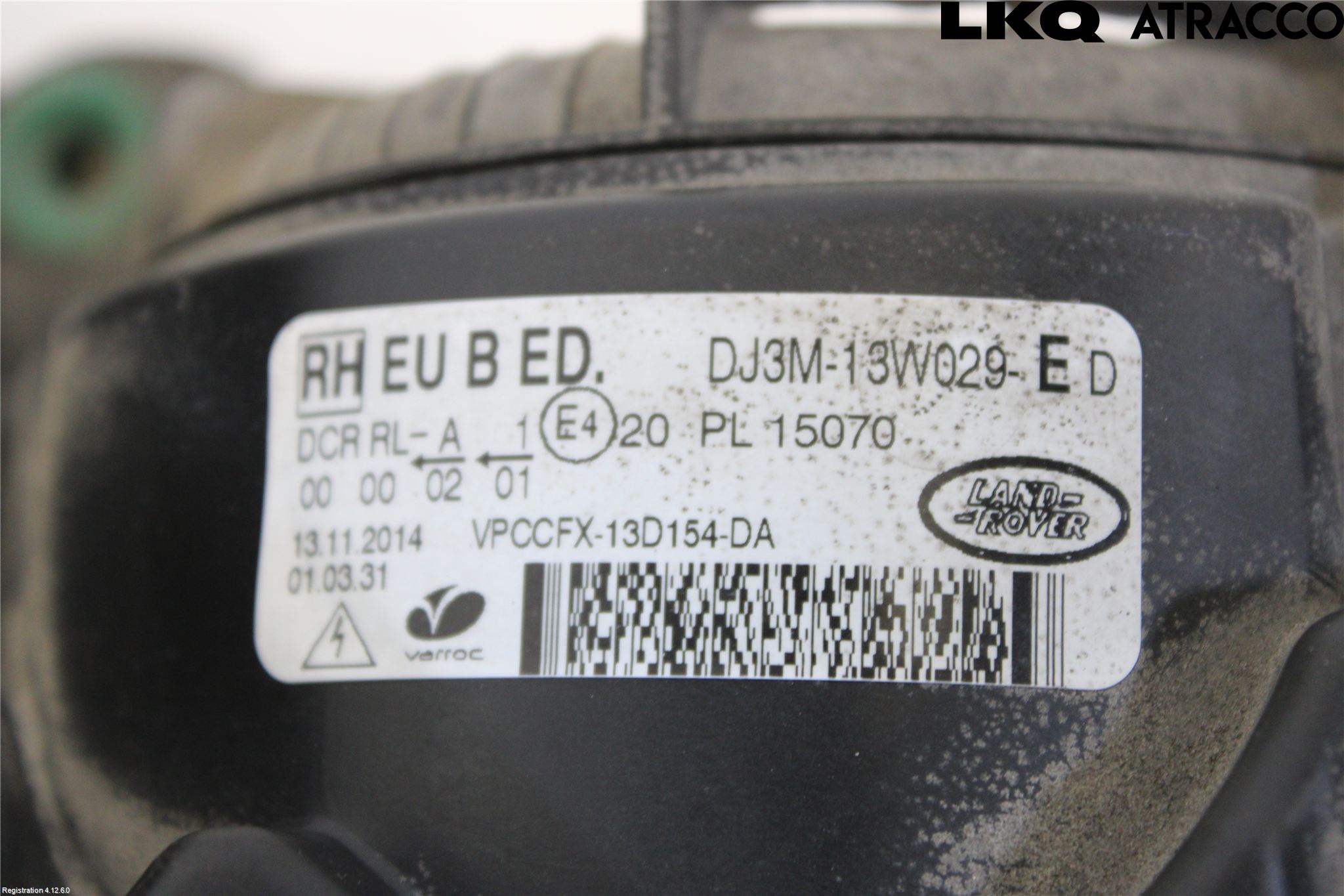 Landrover LAND ROVER RANGE ROVER EVOQUE (L538) 11-18 Frontlykt Høyre