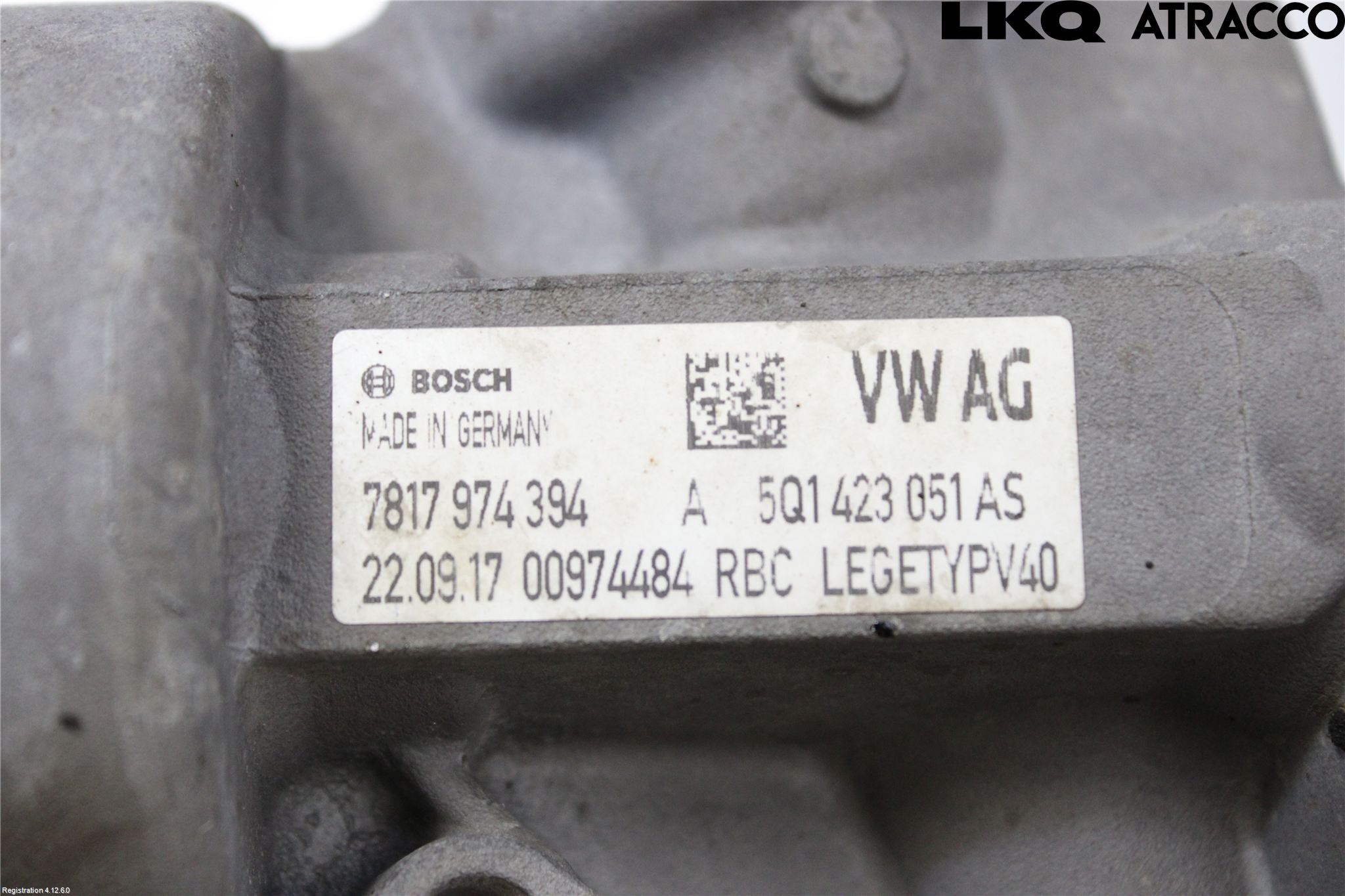 Volkswagen VW GOLF / E-GOLF VII 13-20 Styrväxel/Snäcka Elektrisk