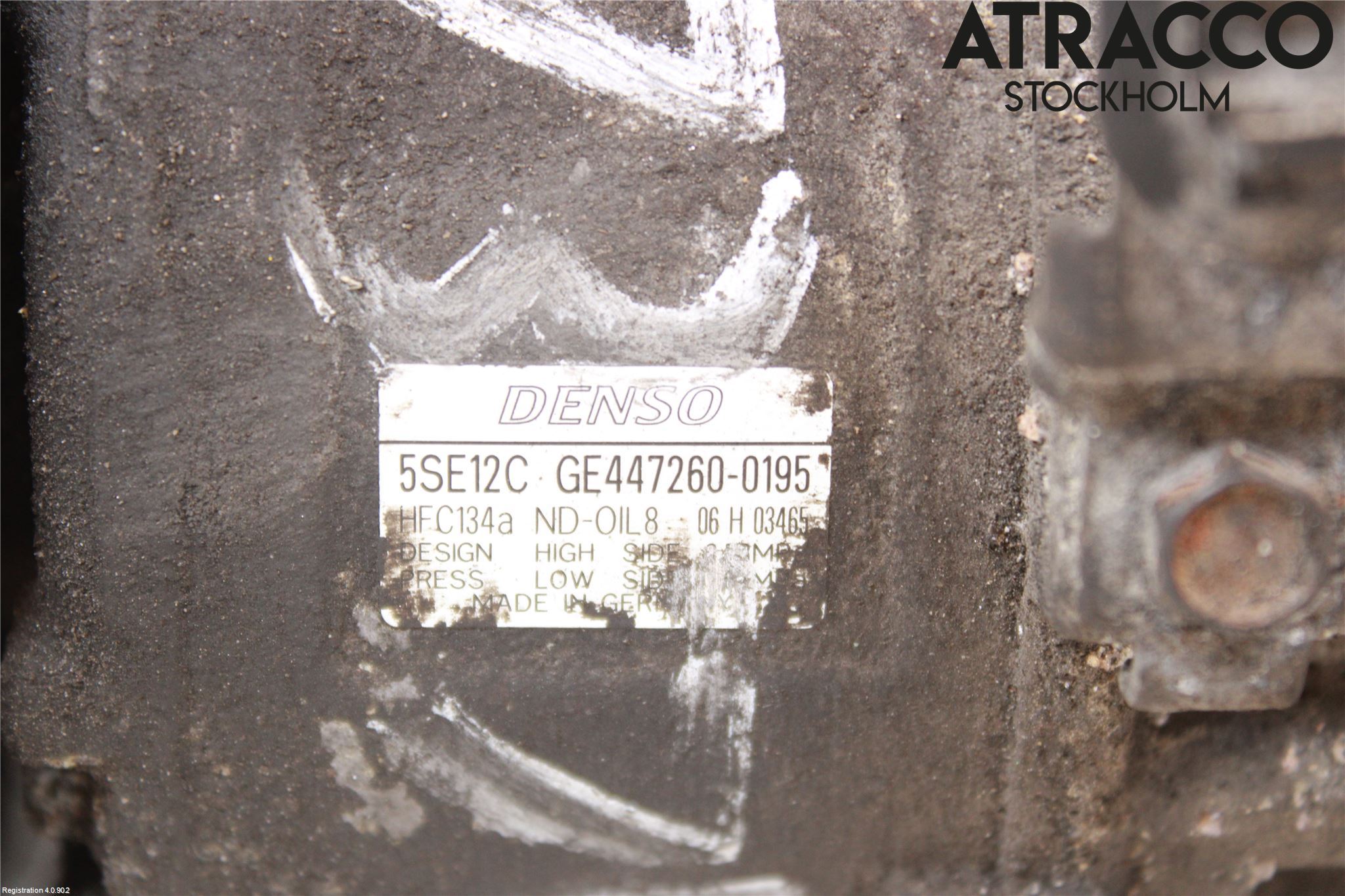 Toyota COROLLA VERSO 04-07 Varme Ac Kompressor
