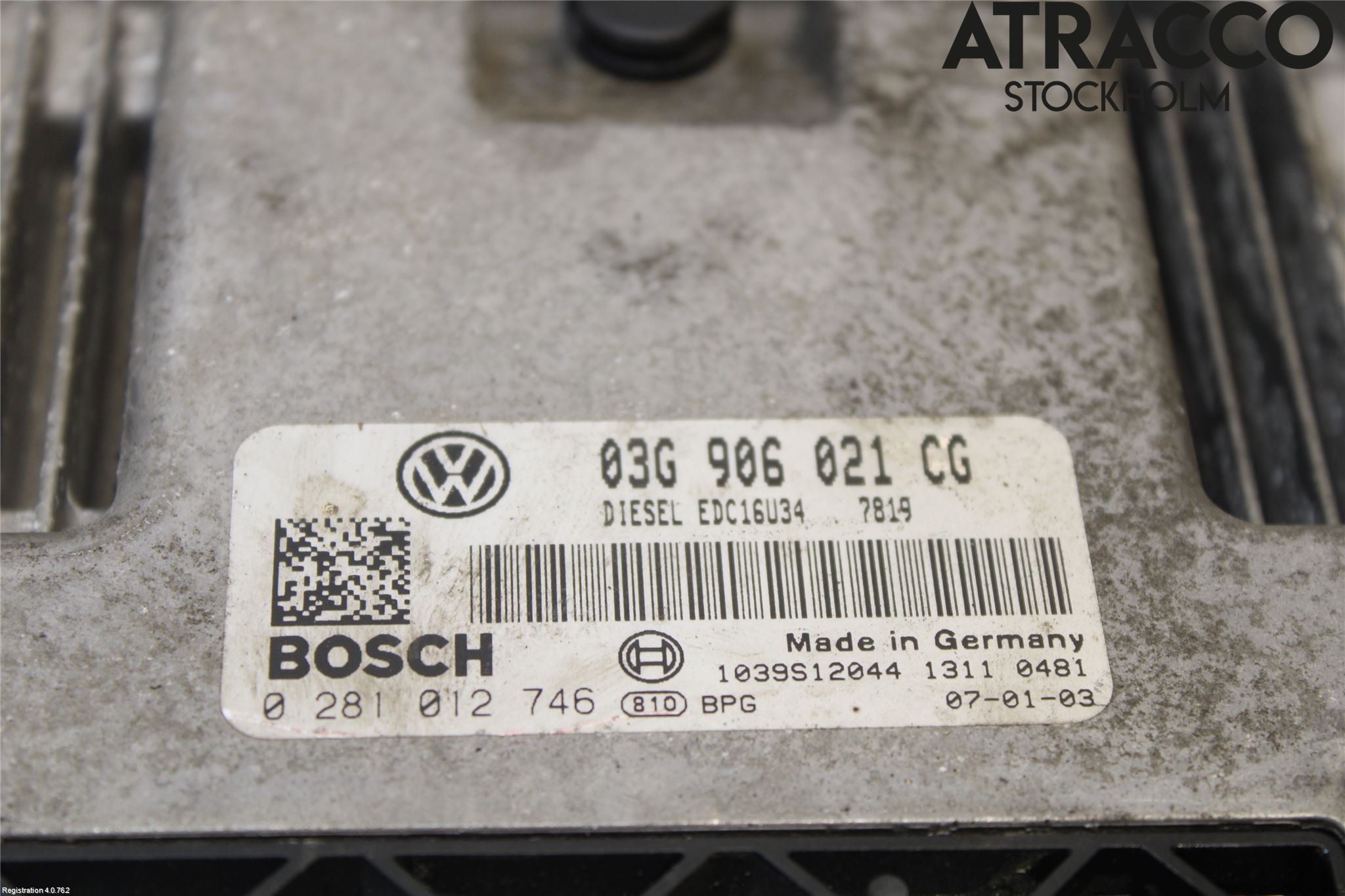 Volkswagen VW CADDY      04-10 Styreenhet Innsprøytning
