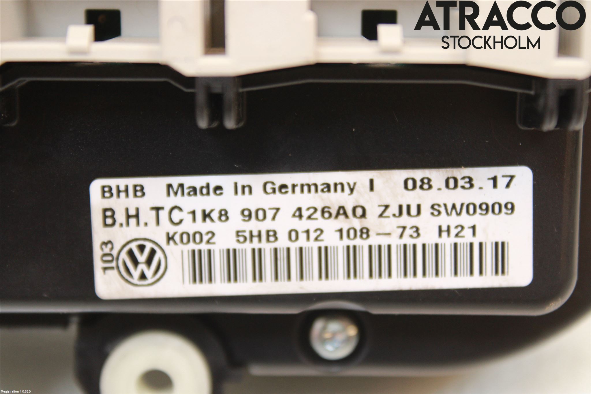 Volkswagen VW CADDY 16-20 Varme Ac Betjening-Display