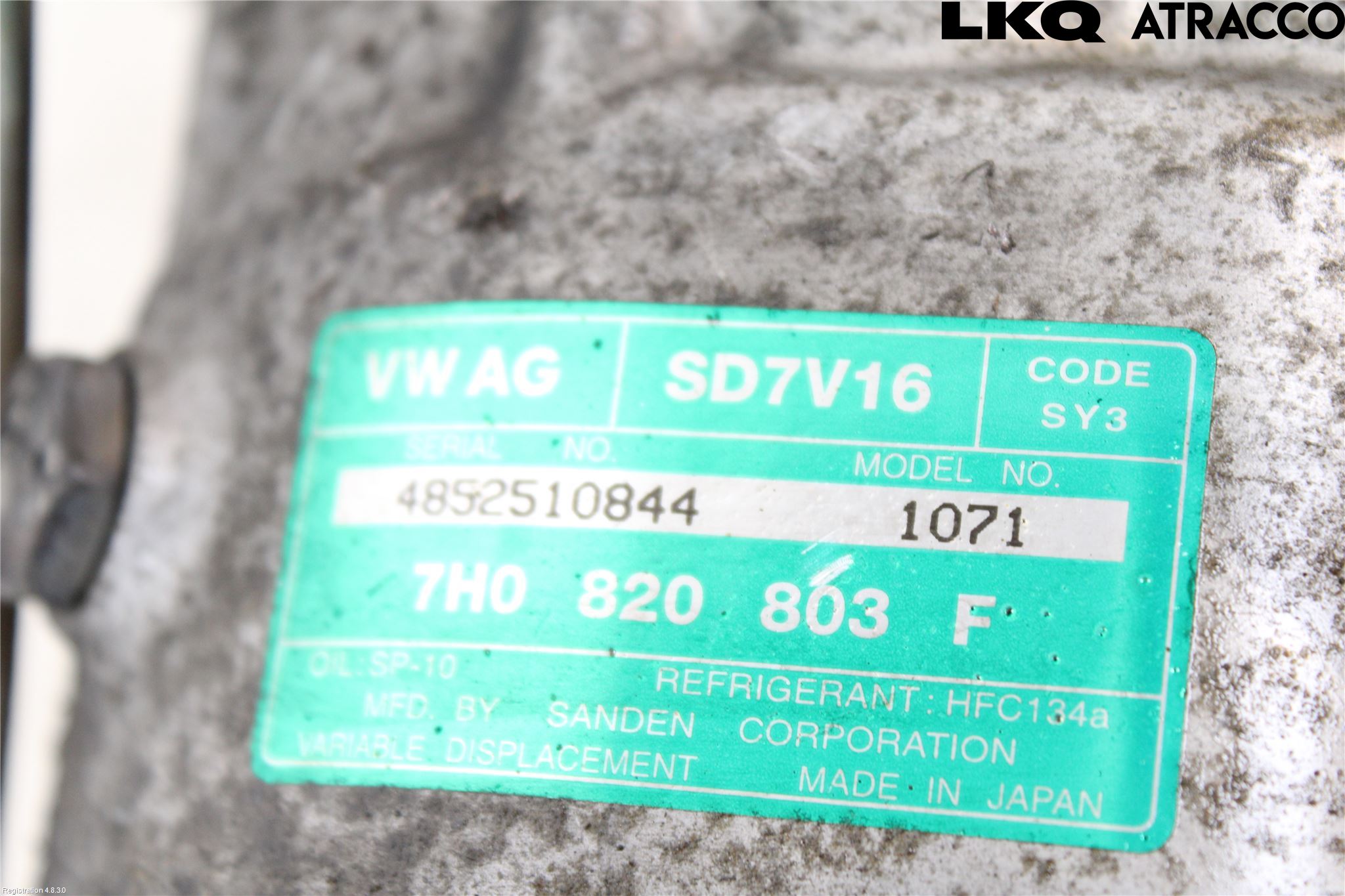 Volkswagen VW CADDY      04-10 Varme Ac Kompressor