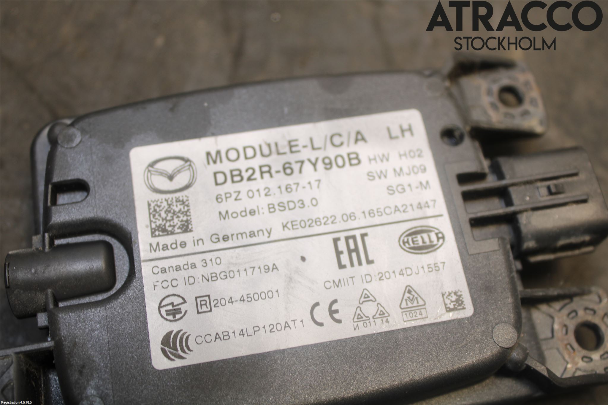 Mazda CX-3 Sensor Kollisjonsbeskyttelse