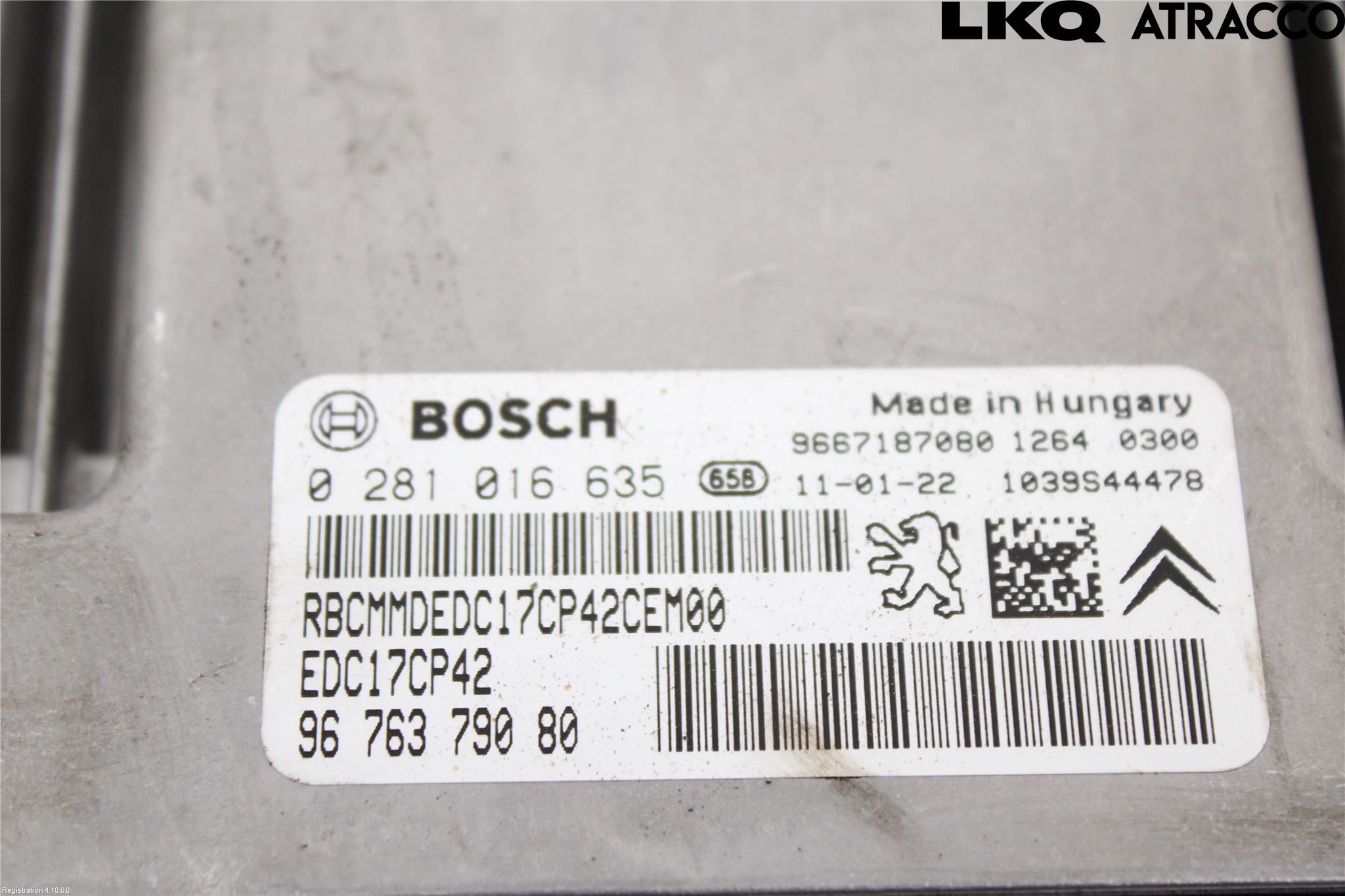 Peugeot 508 11-18 Styreenhet Dieselpumpe