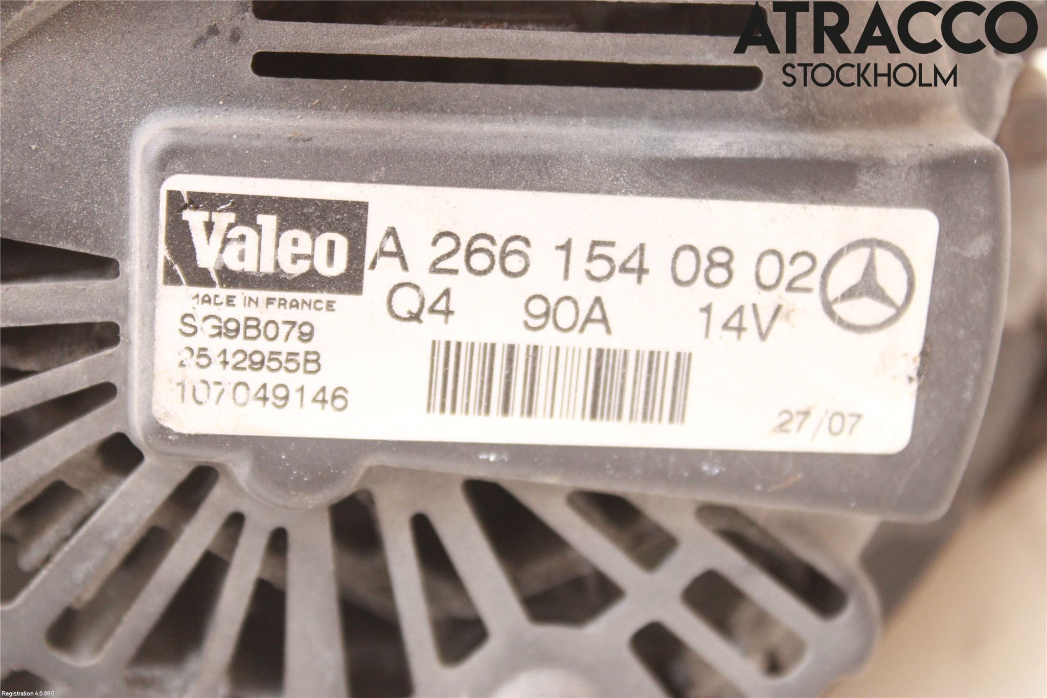 Mercedes-Benz MB A-KLASS (W169) 04-12 Dynamo