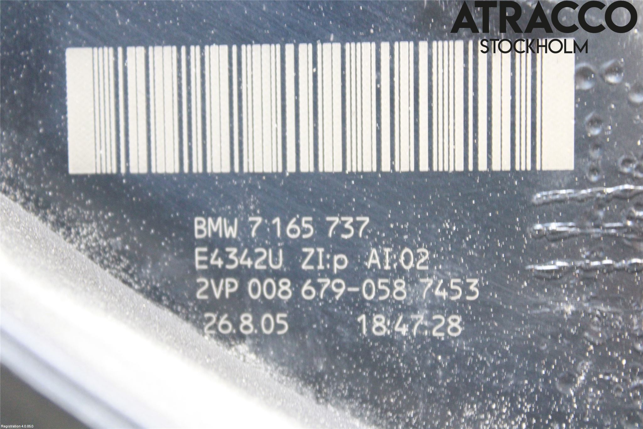 BMW 5 E60/61 Sed/Tou 02-10 Baklykt Venstre