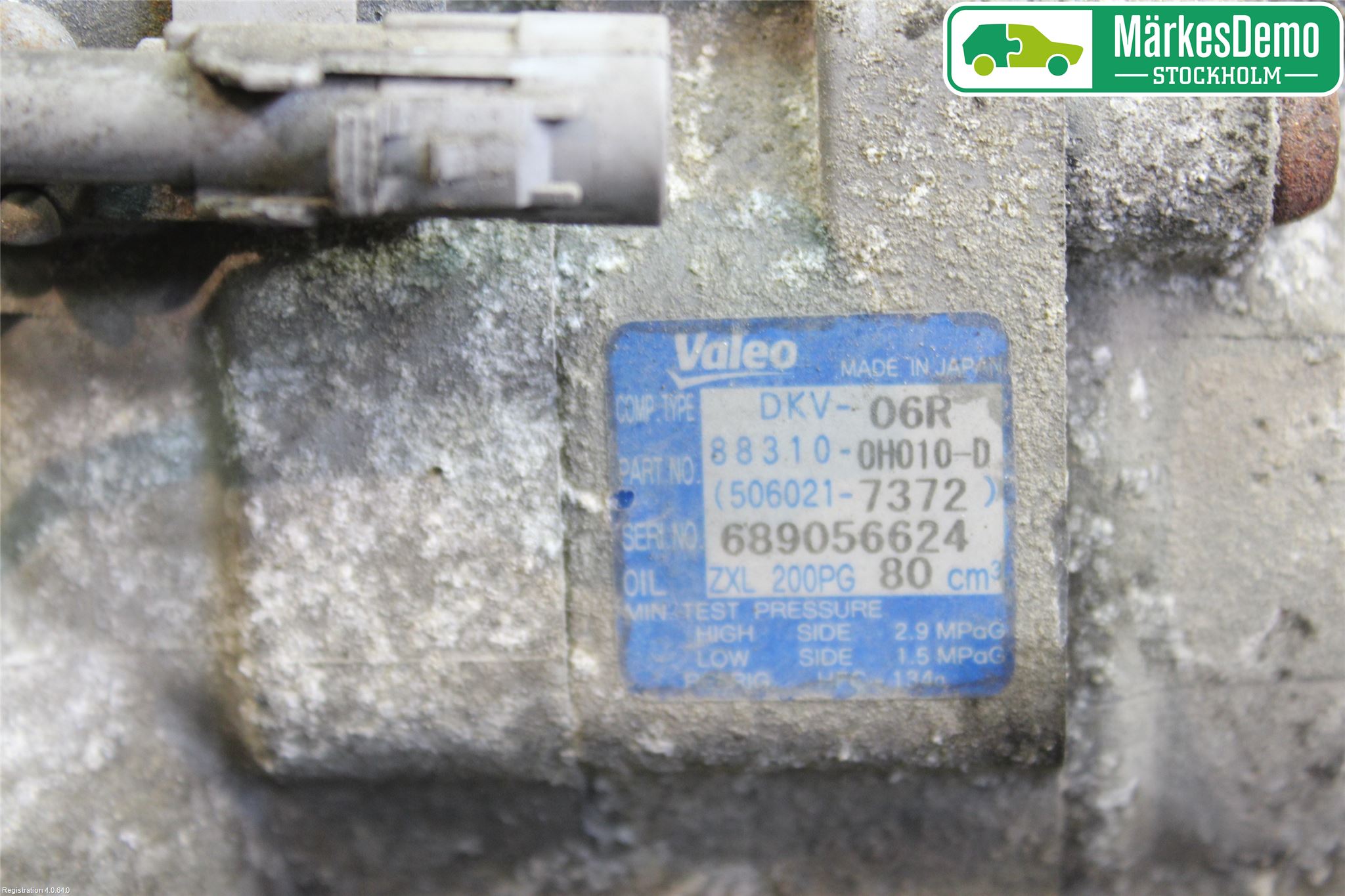 Peugeot 107 Varme Ac Kompressor