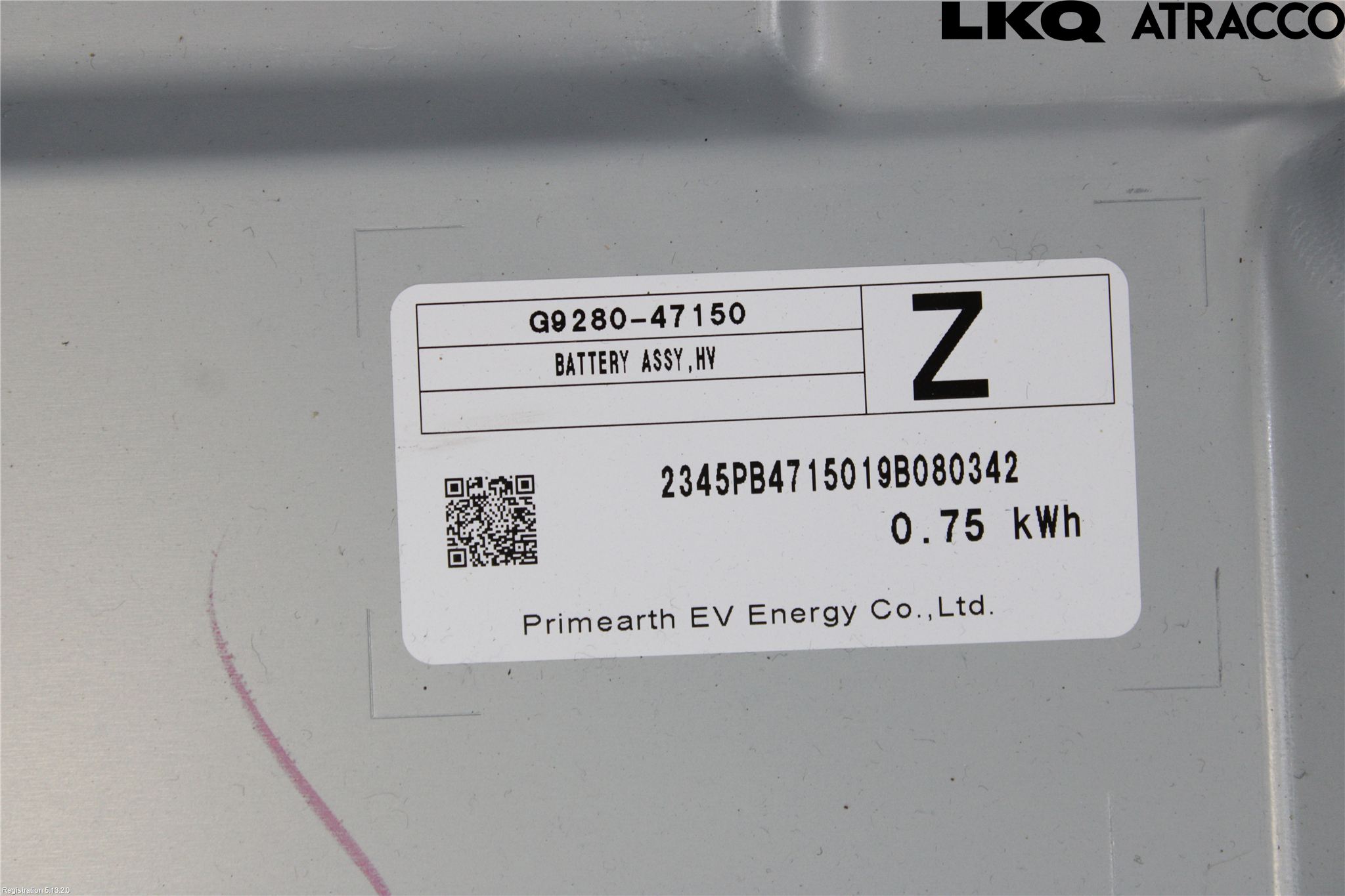 Toyota C-HR 16-23 Hybrid Batteri
