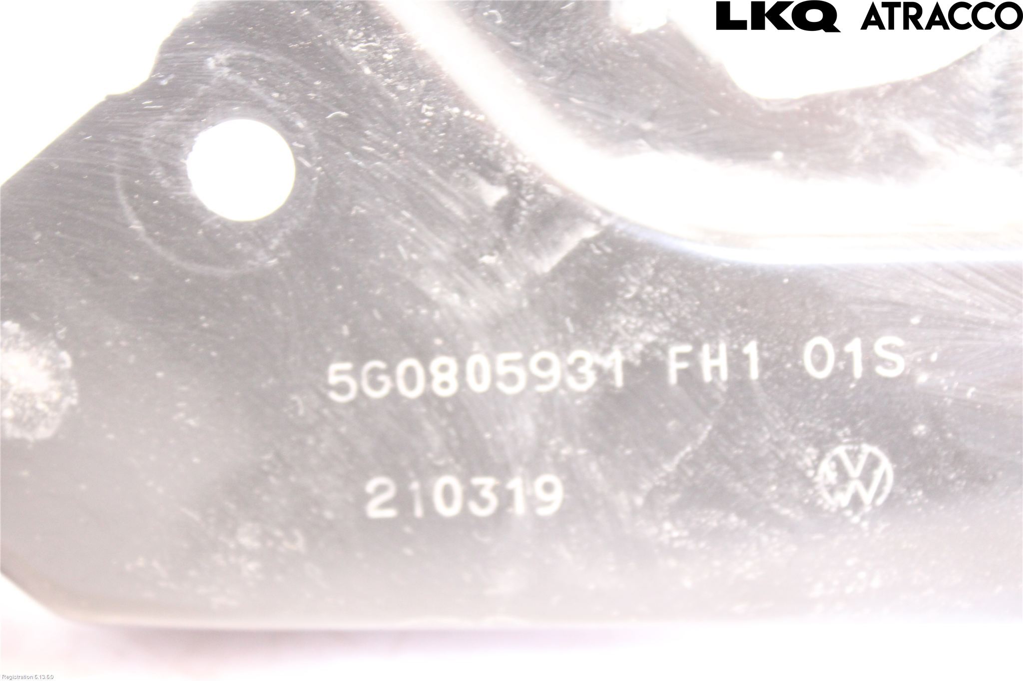 Volkswagen VW GOLF / E-GOLF VII 13-20 Frontplate Øvre