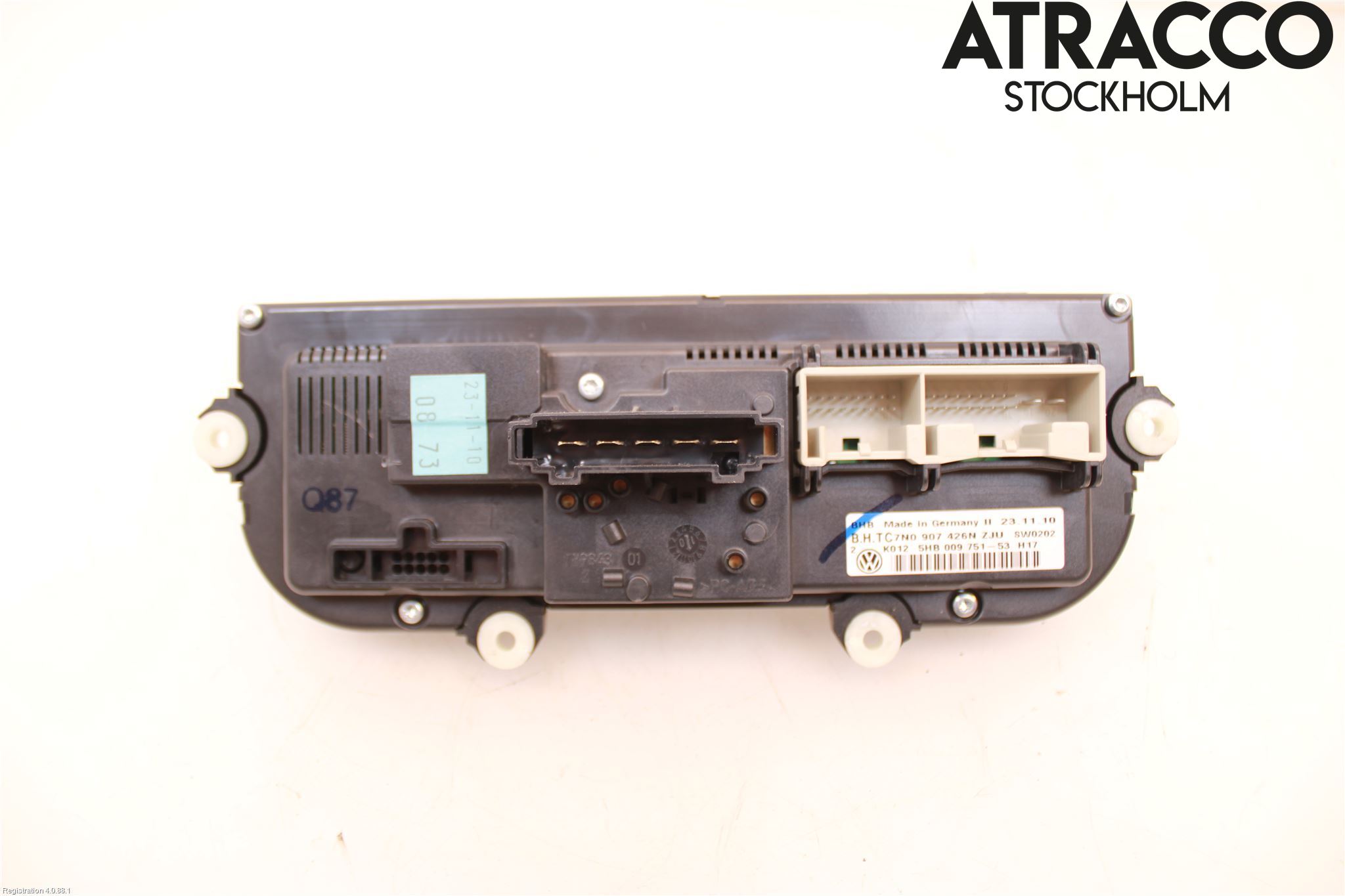 Volkswagen VW CADDY 11-15 Varme Ac Betjening-Display