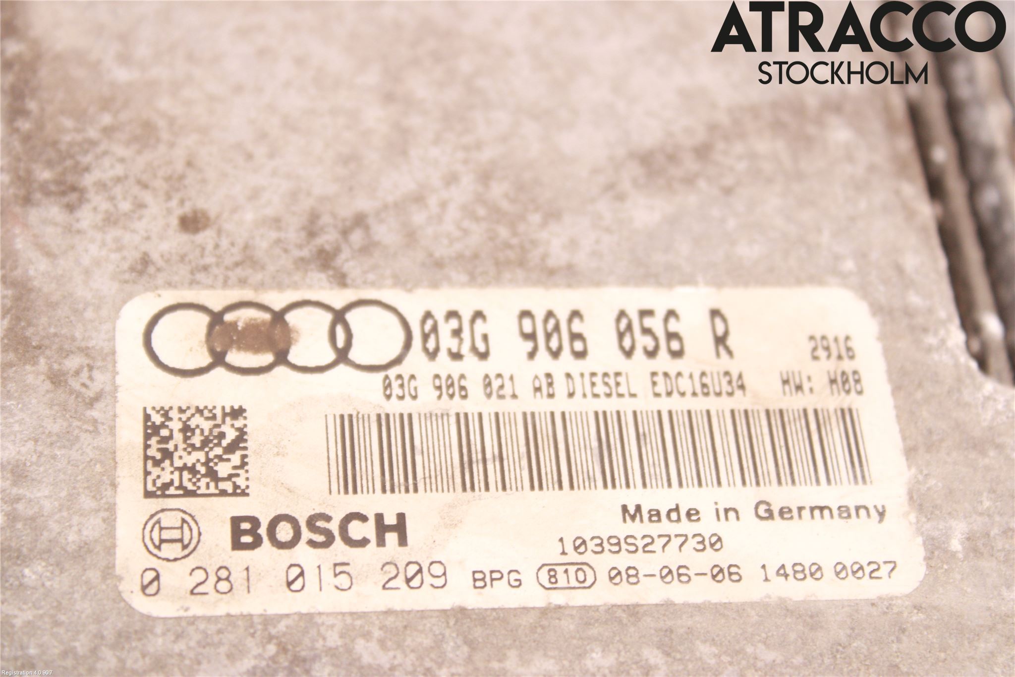 Audi A3/S3 05-13 Styreenhet Dieselpumpe