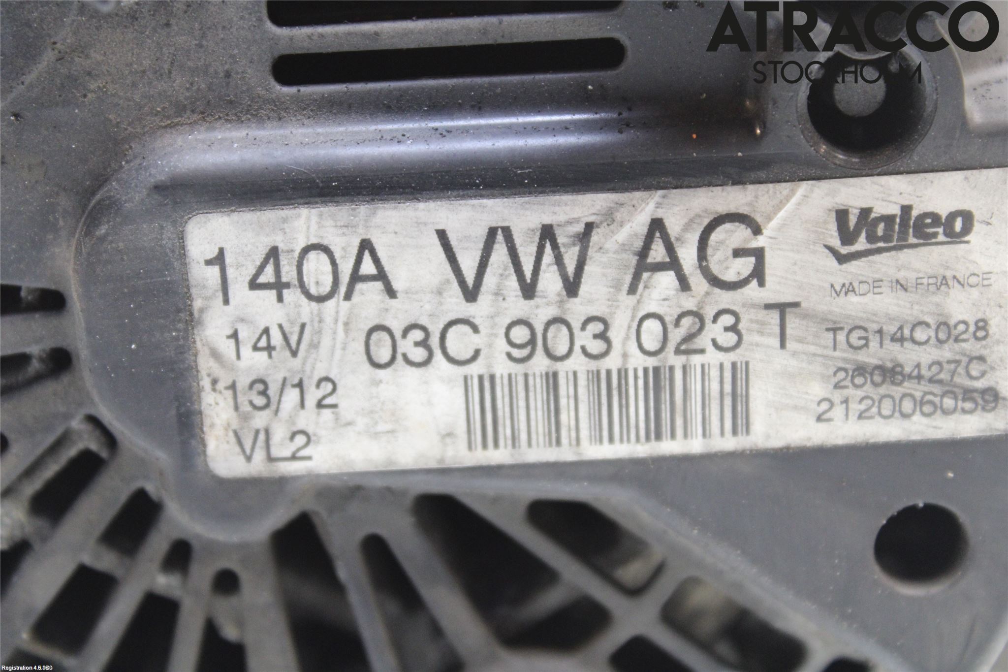 Volkswagen VW TOURAN 10-15 Dynamo