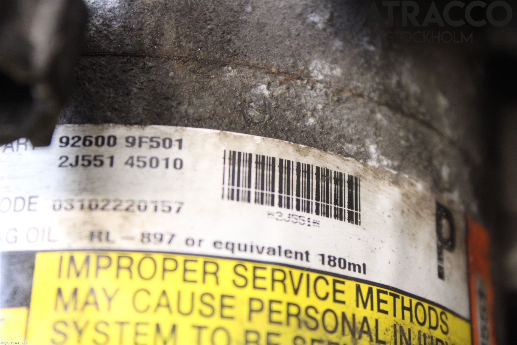 Nissan PRIMERA 02-07 Varme Ac Kompressor