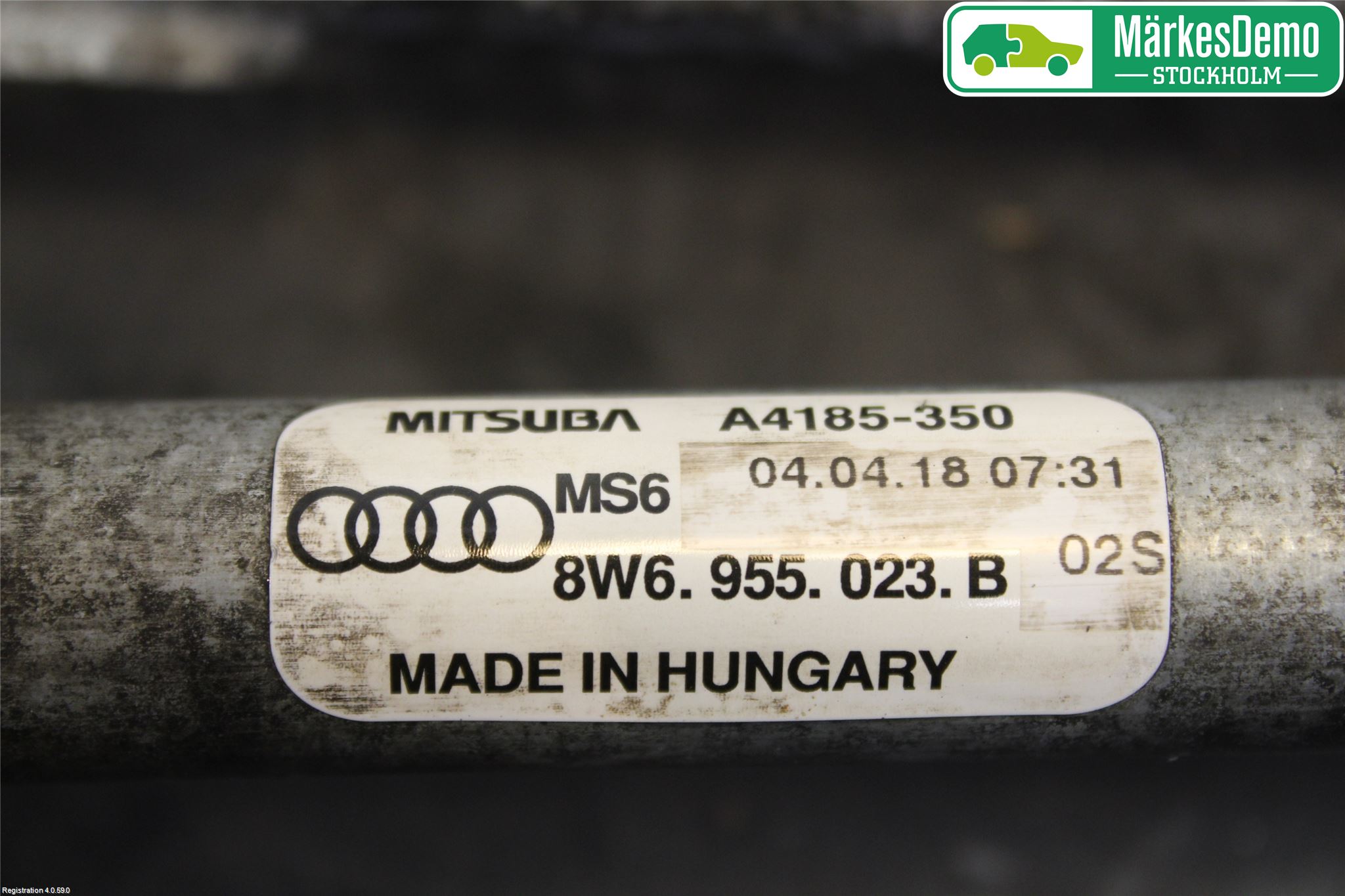 Audi A5 17- Viskeroverføring Frontrute