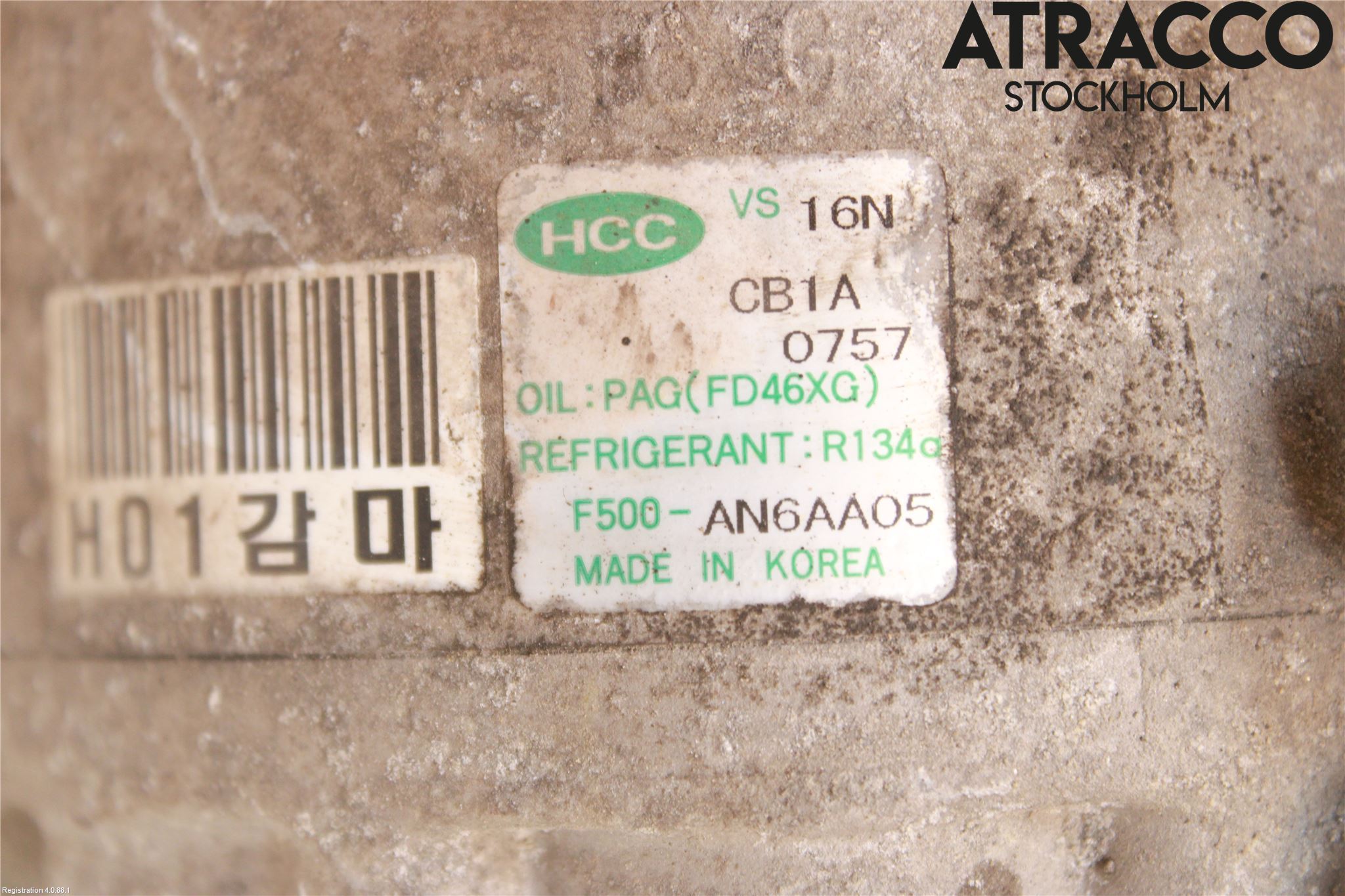 Kia CEED 06-12 Varme Ac Kompressor