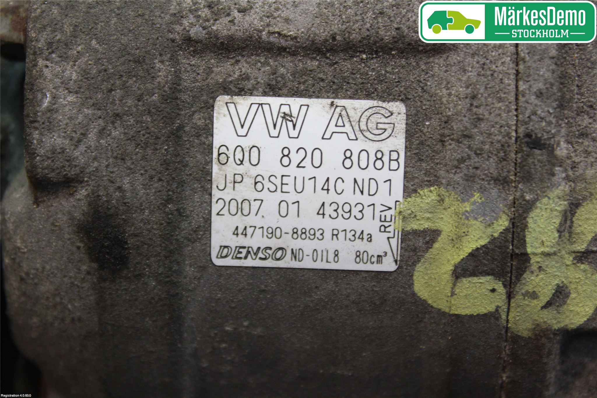 Skoda ROOMSTER Varme Ac Kompressor
