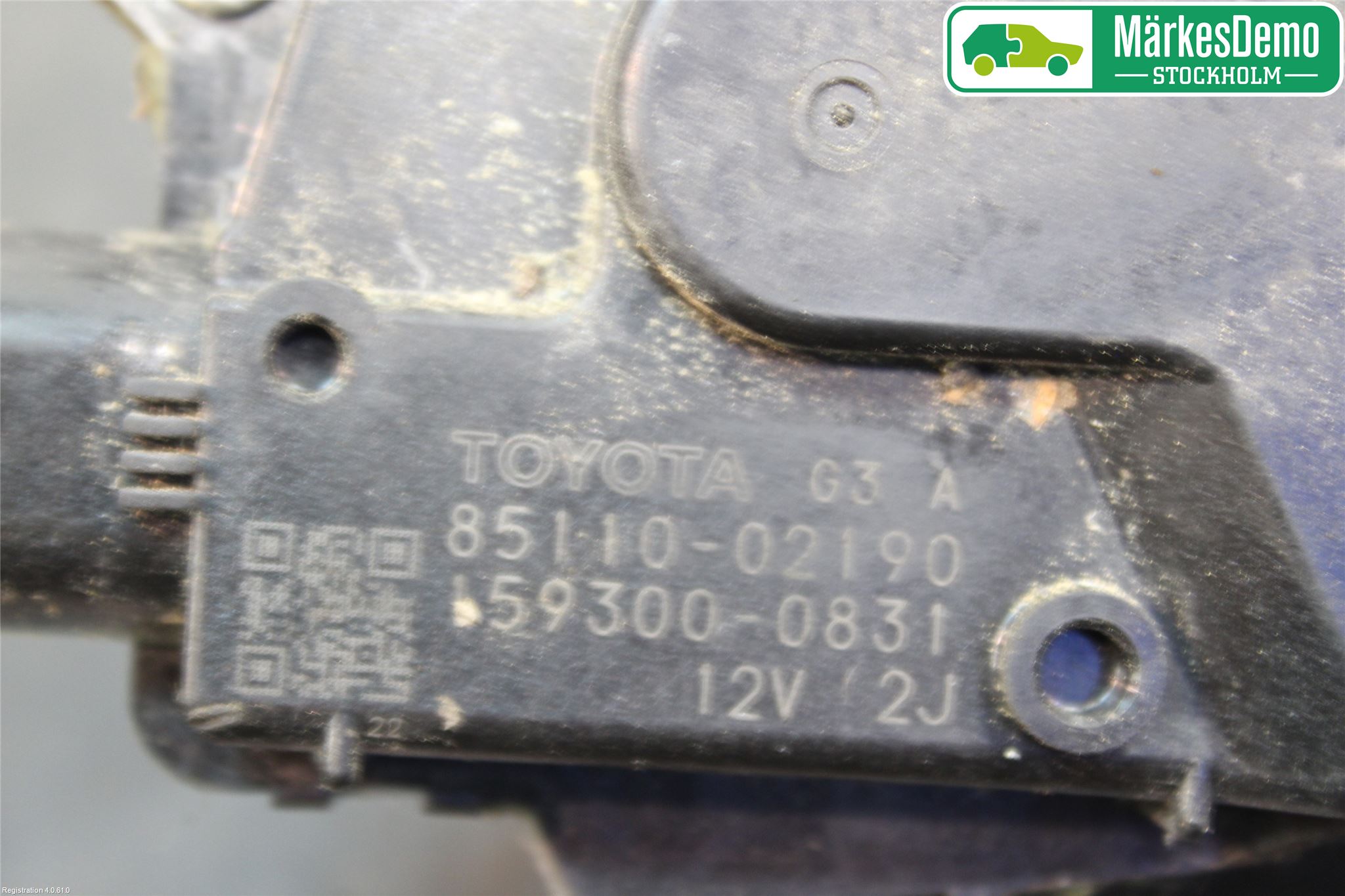 Toyota AURIS 07-09 Viskermotor Frontrute