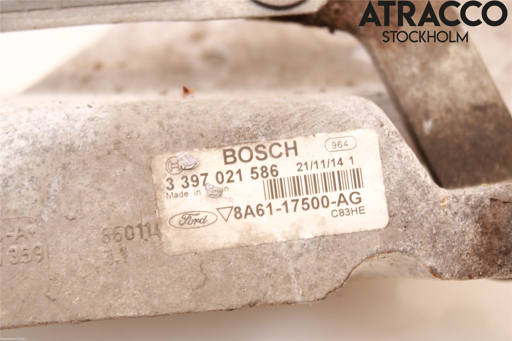 Ford FIESTA 13-17 Viskeroverføring Frontrute