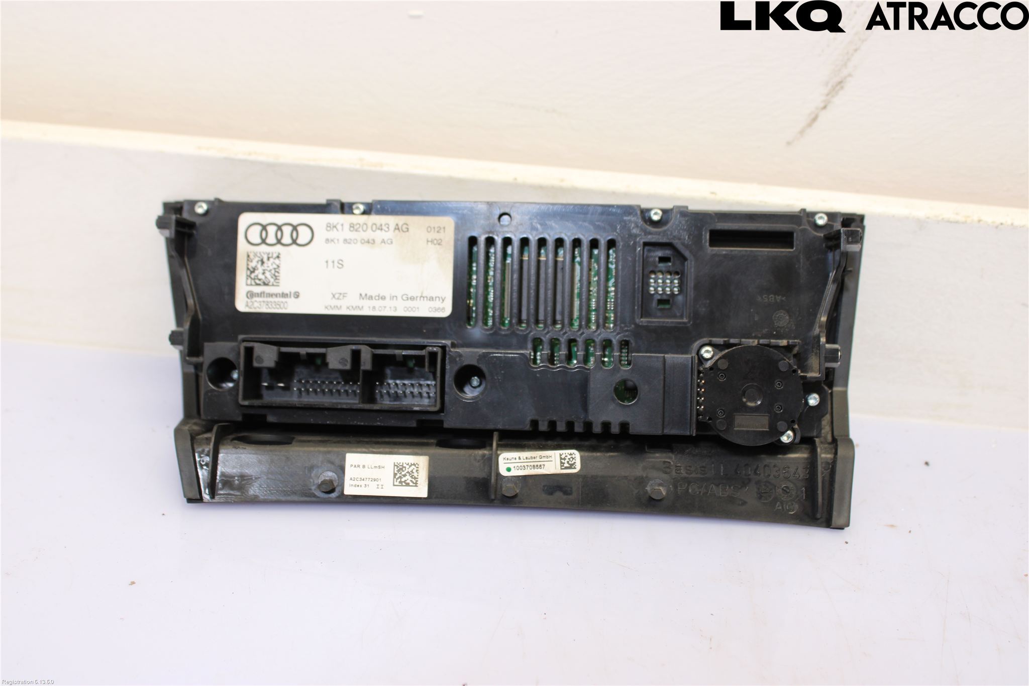 Audi A5 07-16 Varme Ac Betjening-Display