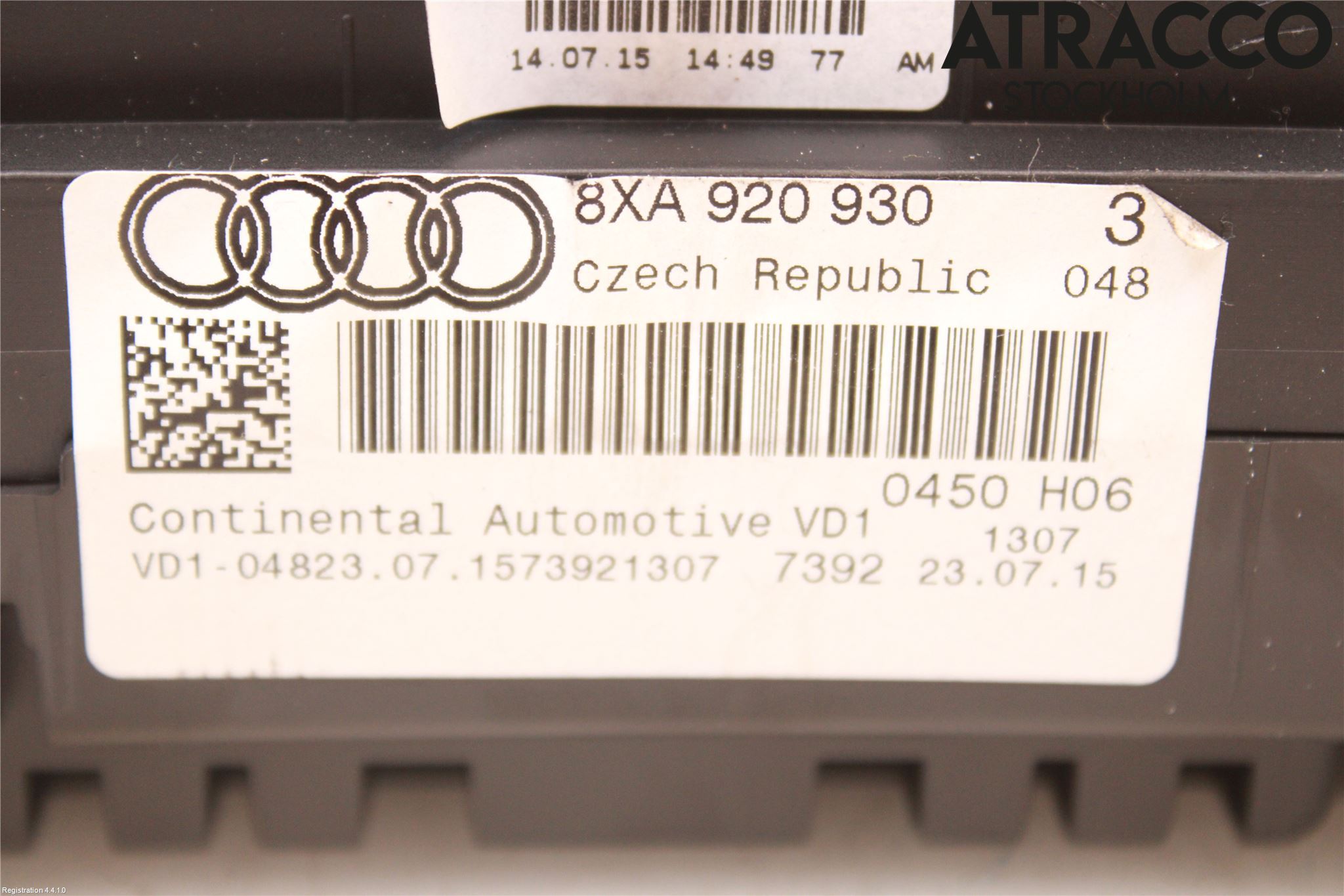 Audi A1/S1 11-18 Instr Kombinert