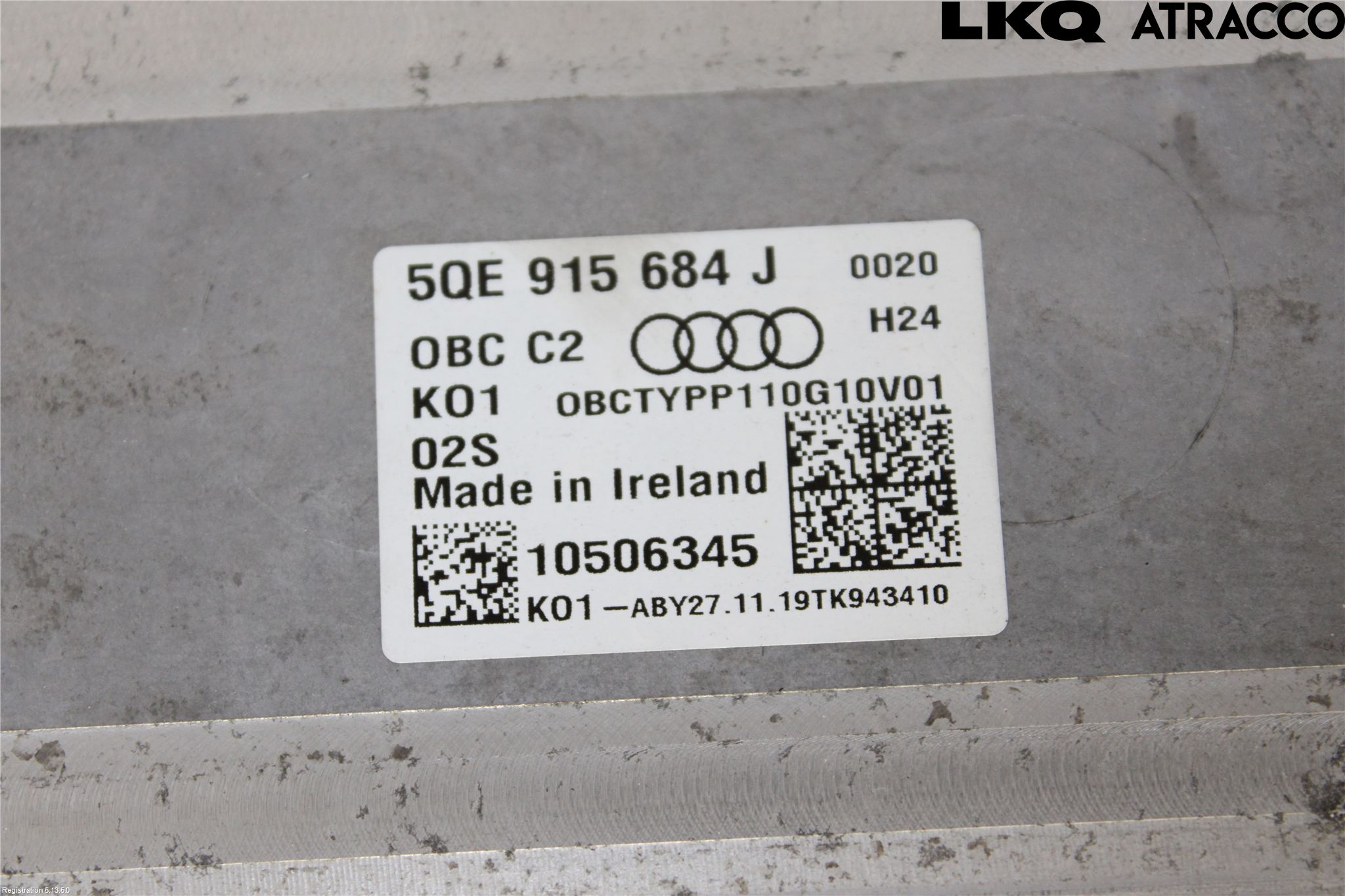 Audi E-TRON, S GE 19- Batterilader Hybrid