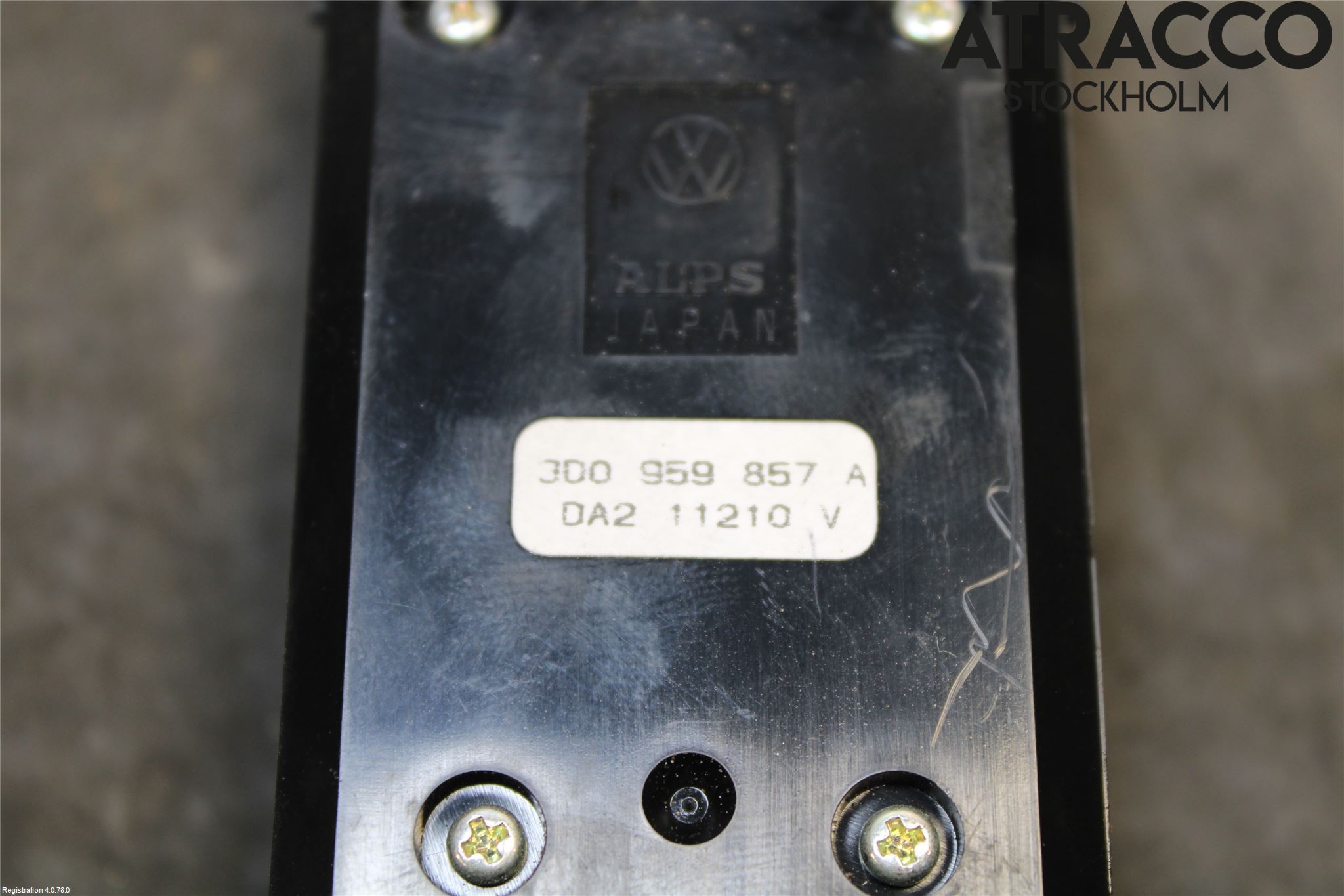 Volkswagen VW PHAETON Bryter Vindusheis