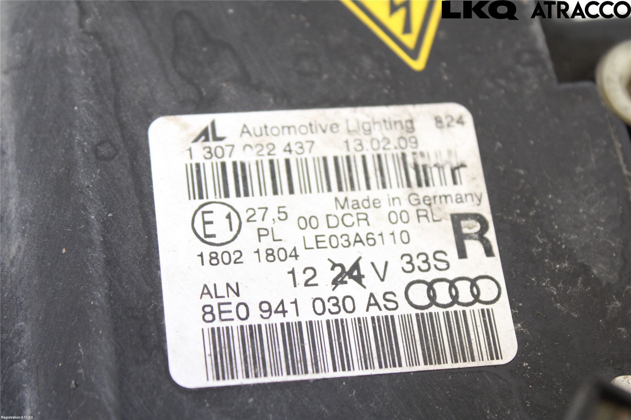 Audi A4/S4 05-07 Frontlykt Høyre