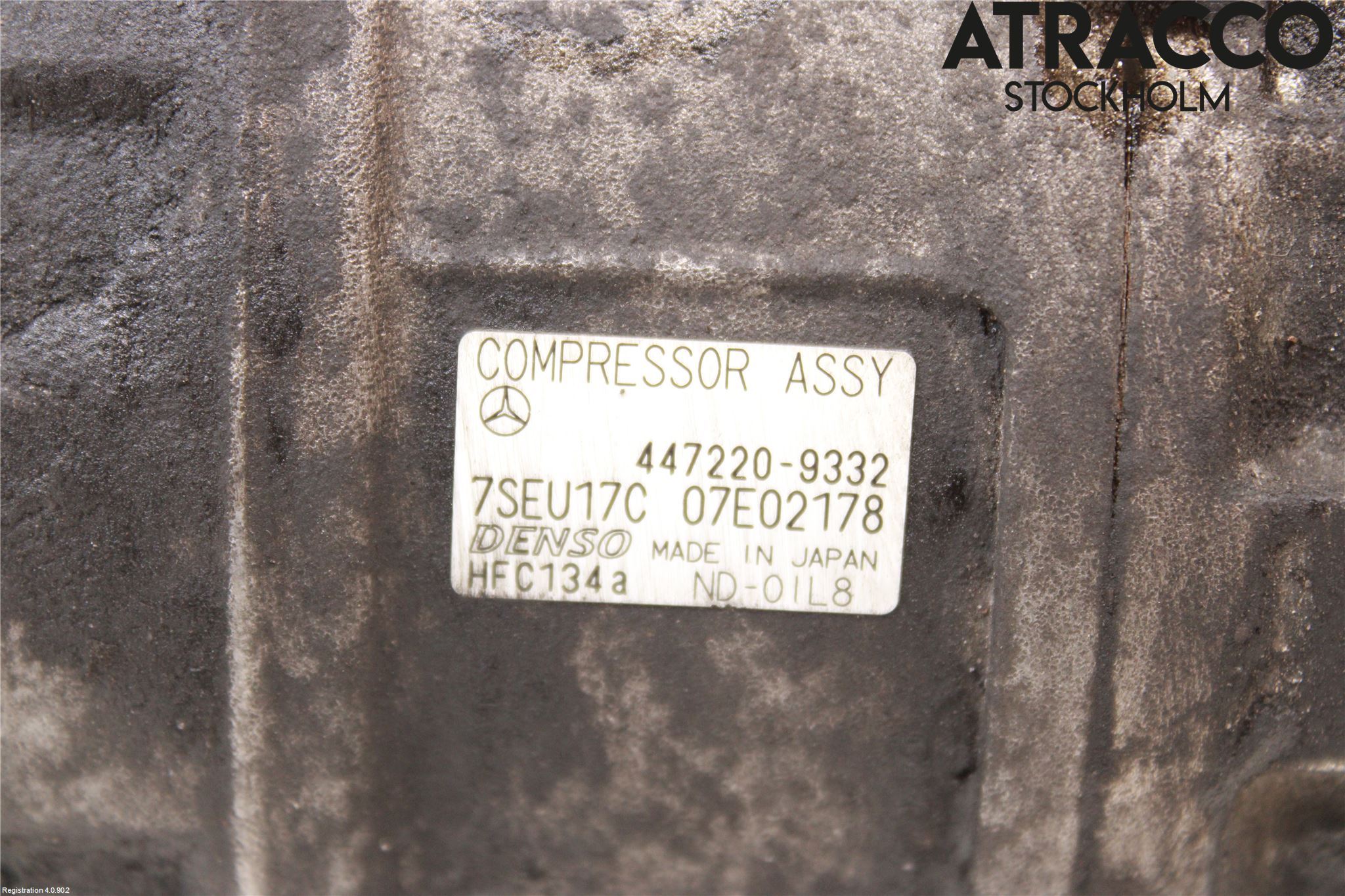 Mercedes-Benz MB E-KLASS (W211) 02-09 Varme Ac Kompressor