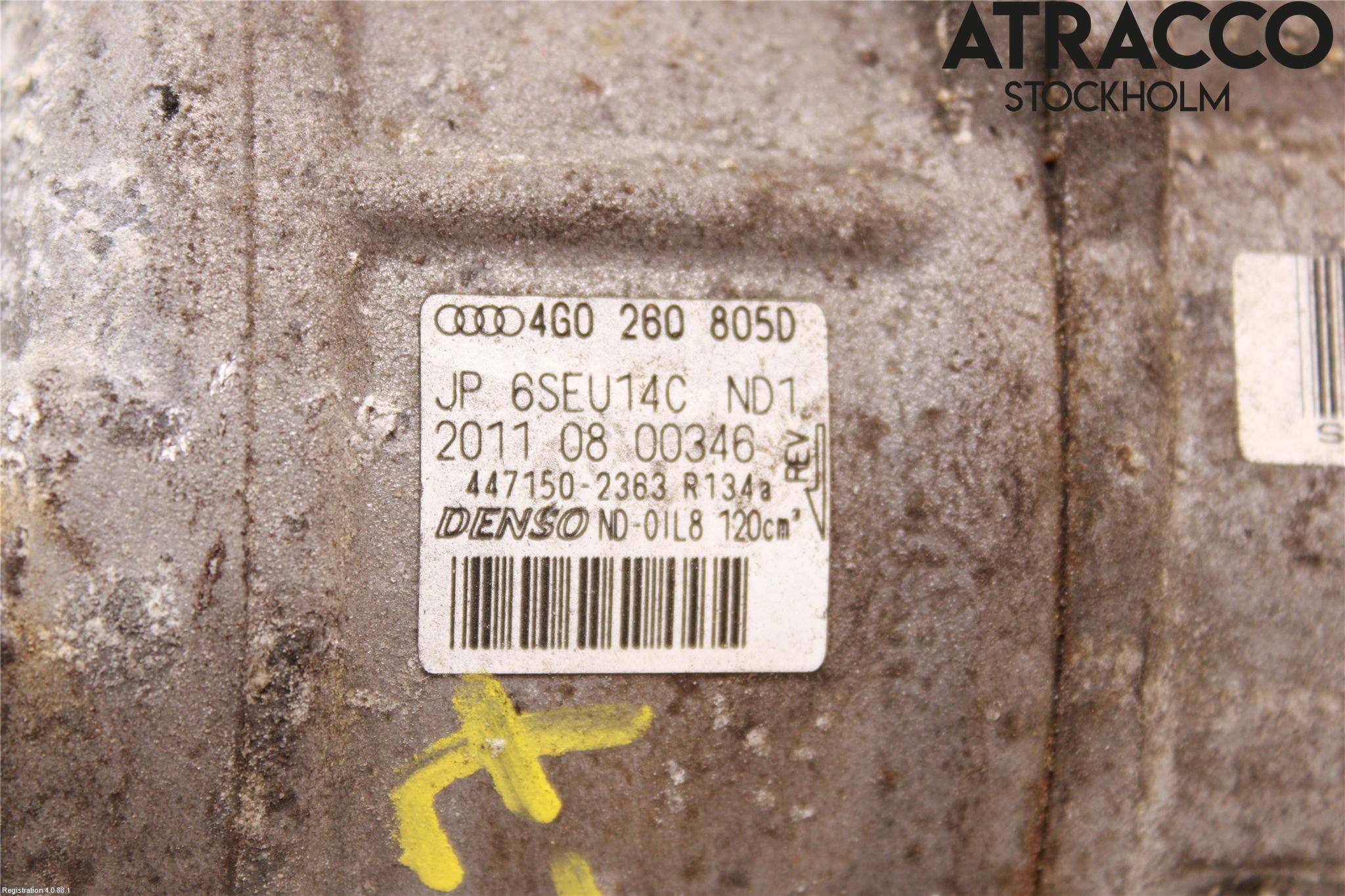 Audi A6/S6 4G 11-18 Varme Ac Kompressor