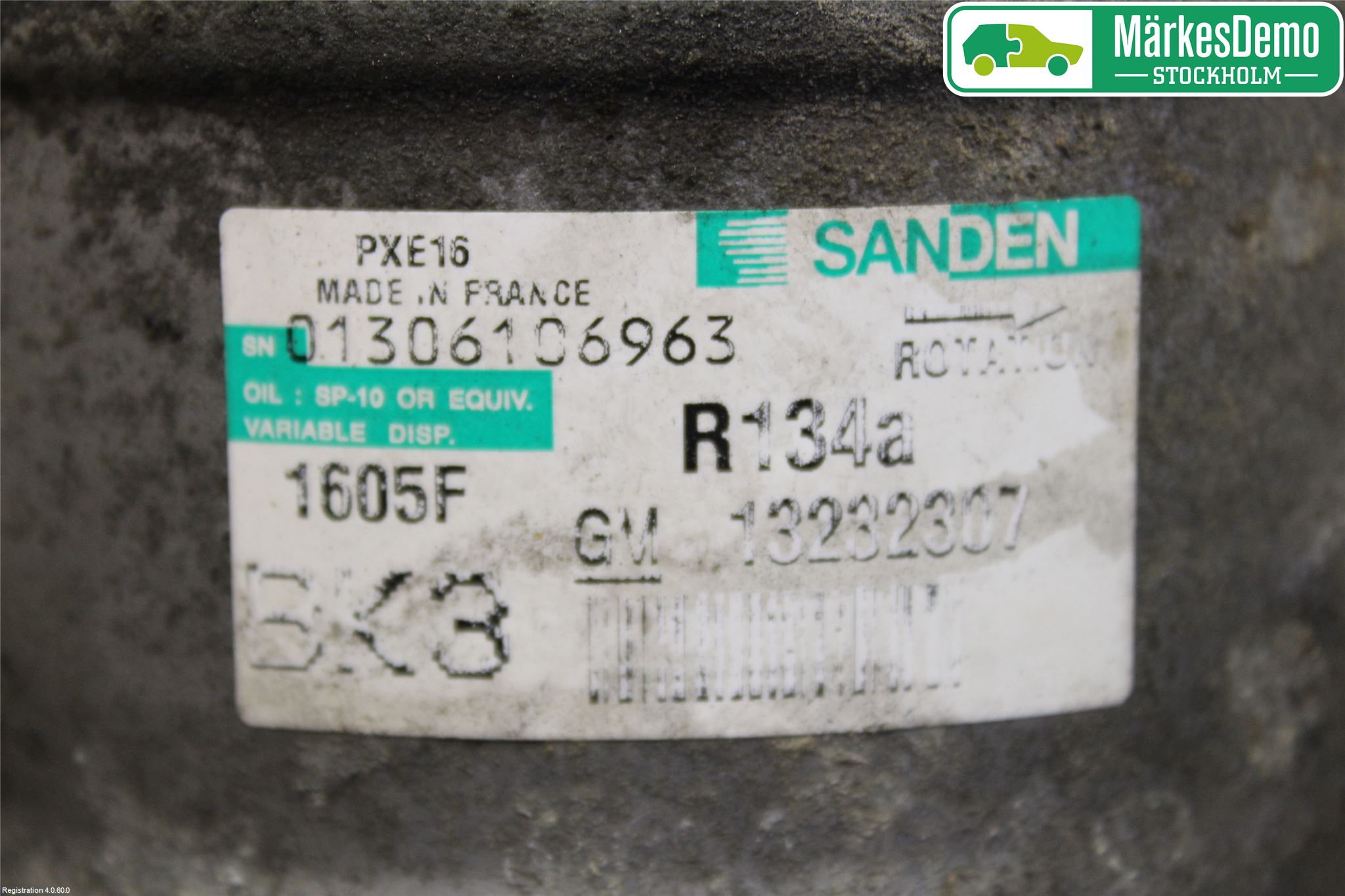 Opel INSIGNIA 09-16 Varme Ac Kompressor