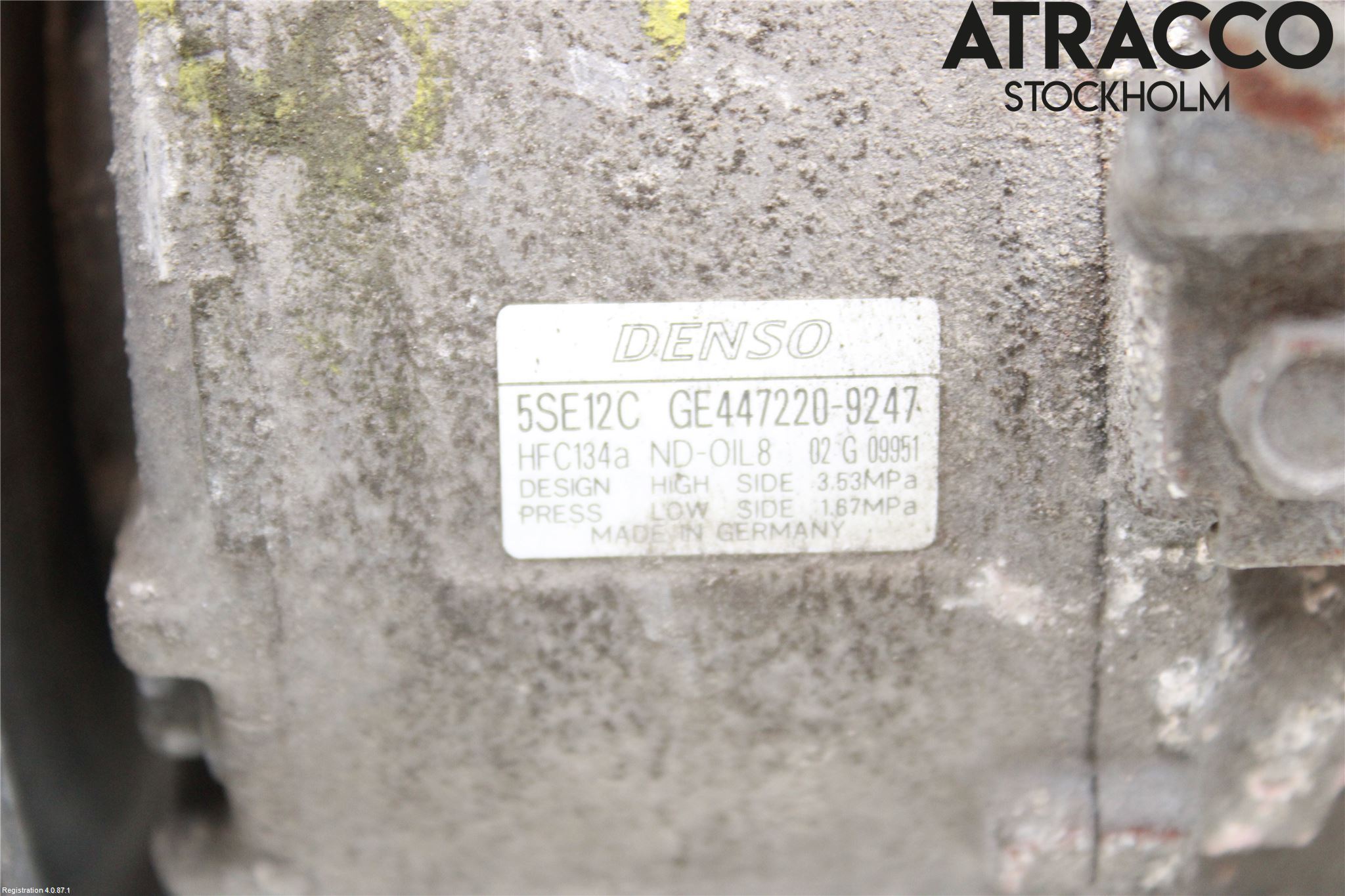 Toyota AVENSIS 03-06 Varme Ac Kompressor
